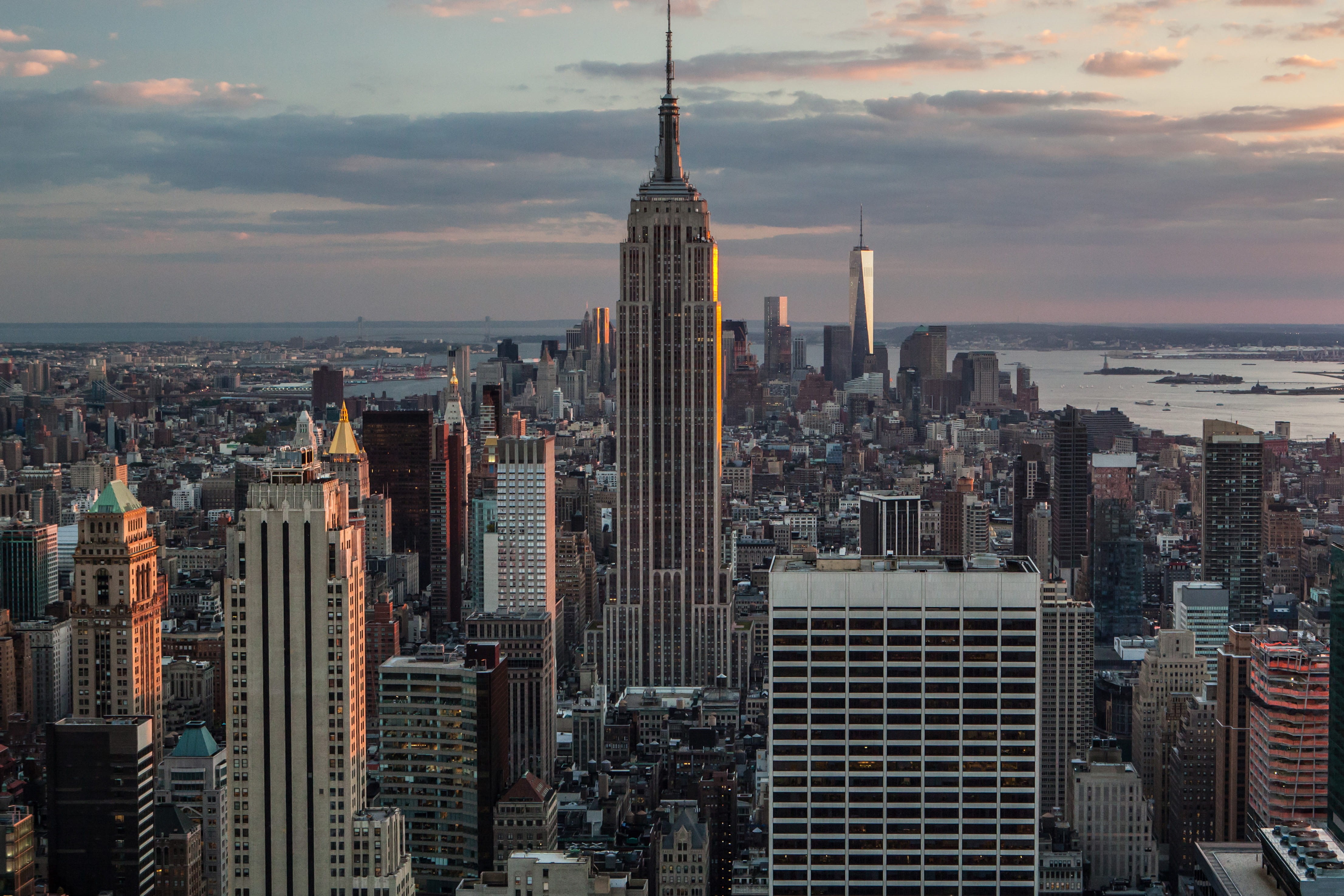 top, tall - high, new, rock, new York State, uSA, Cityscape, manhattan, empire, residential district, captured, center, travel, skyscraper, office building exterior, HD Wallpaper