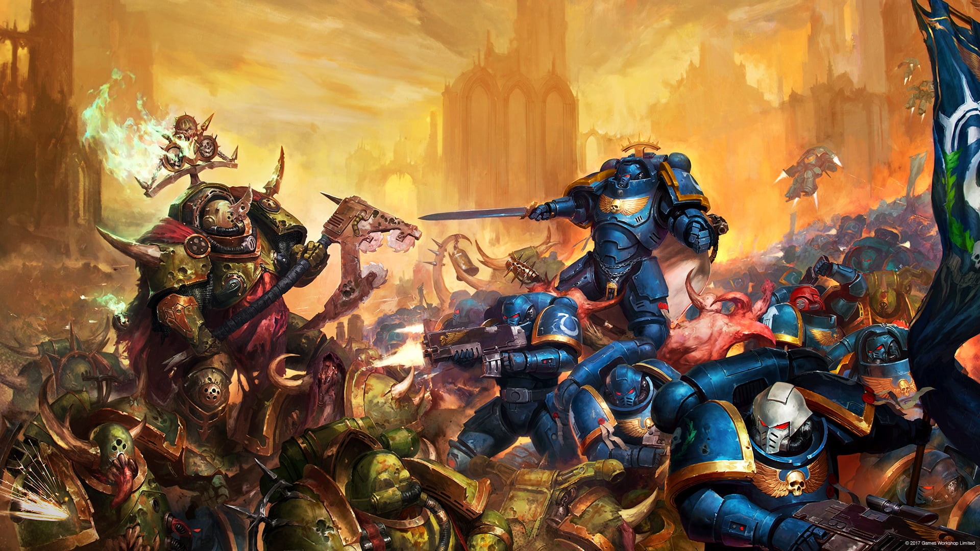 statue, no people, creativity, indoors, sculpture, painted, Warhammer 40,000, idol, space marines, art and craft, representation, craft, place of worship, HD Wallpaper