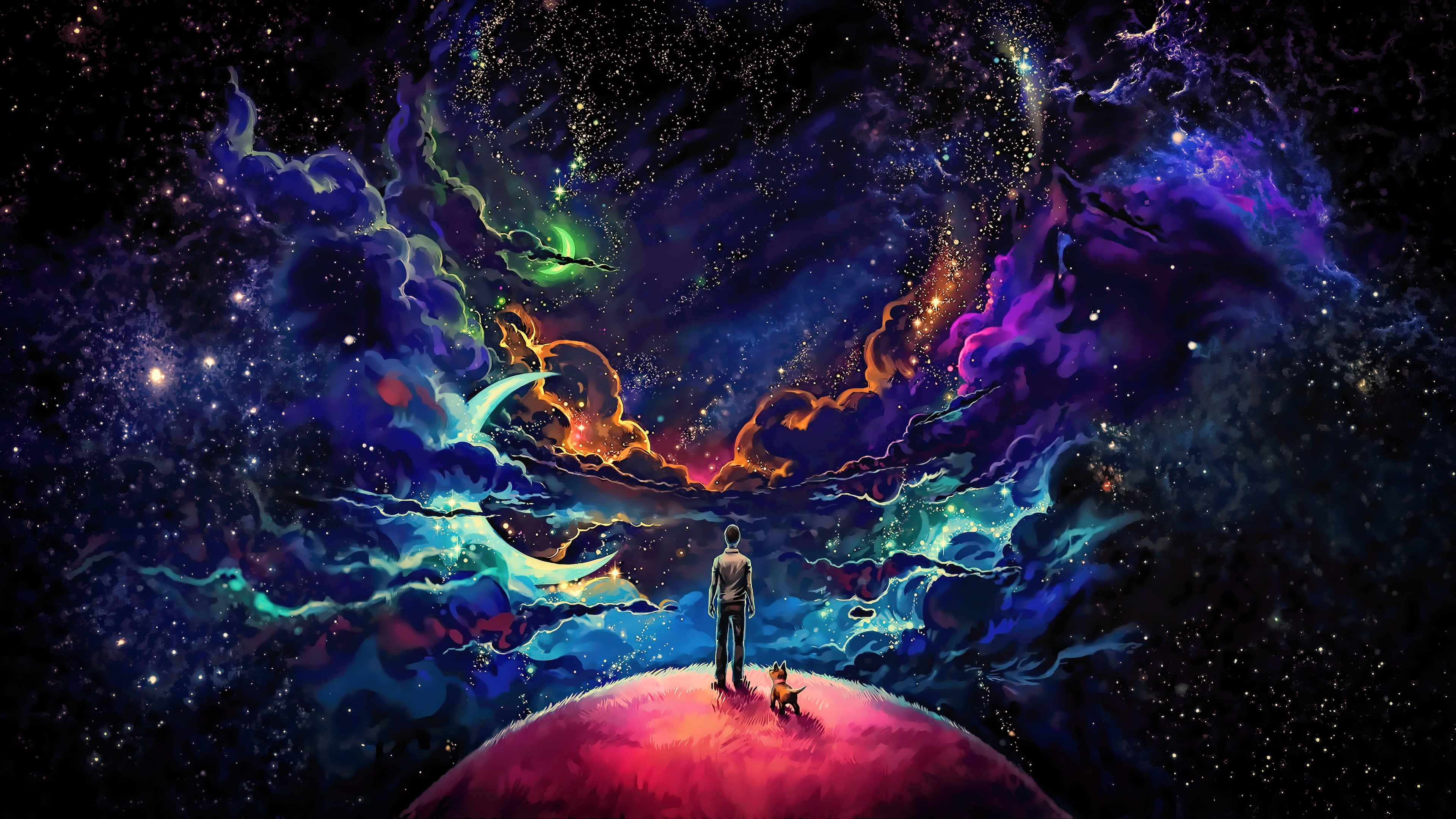 k, Cosmic, 4K, Dream, HD Wallpaper