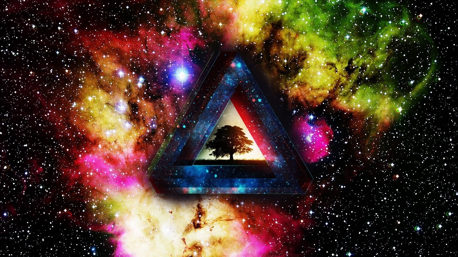 nature, night, technology, no people, galaxy, infinity, constellation, star - space, colorful, outdoors, digital art, abstract, 1080P, digital composite, HD Wallpaper