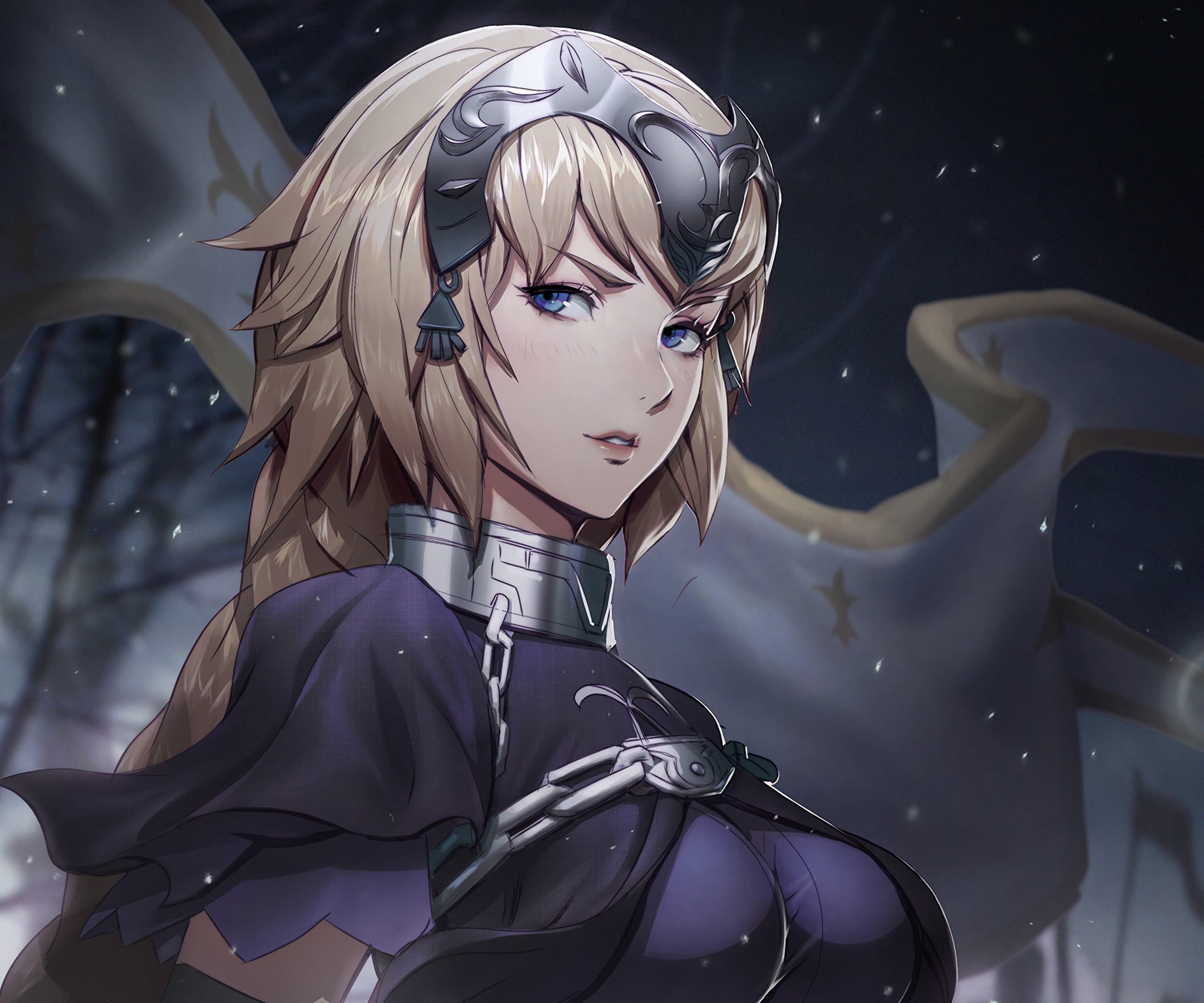 focus on foreground, arts culture and entertainment, fashion, blond hair, anime girls, long hair, Fate Series, sculpture, blue eyes, female likeness, indoors, HD Wallpaper