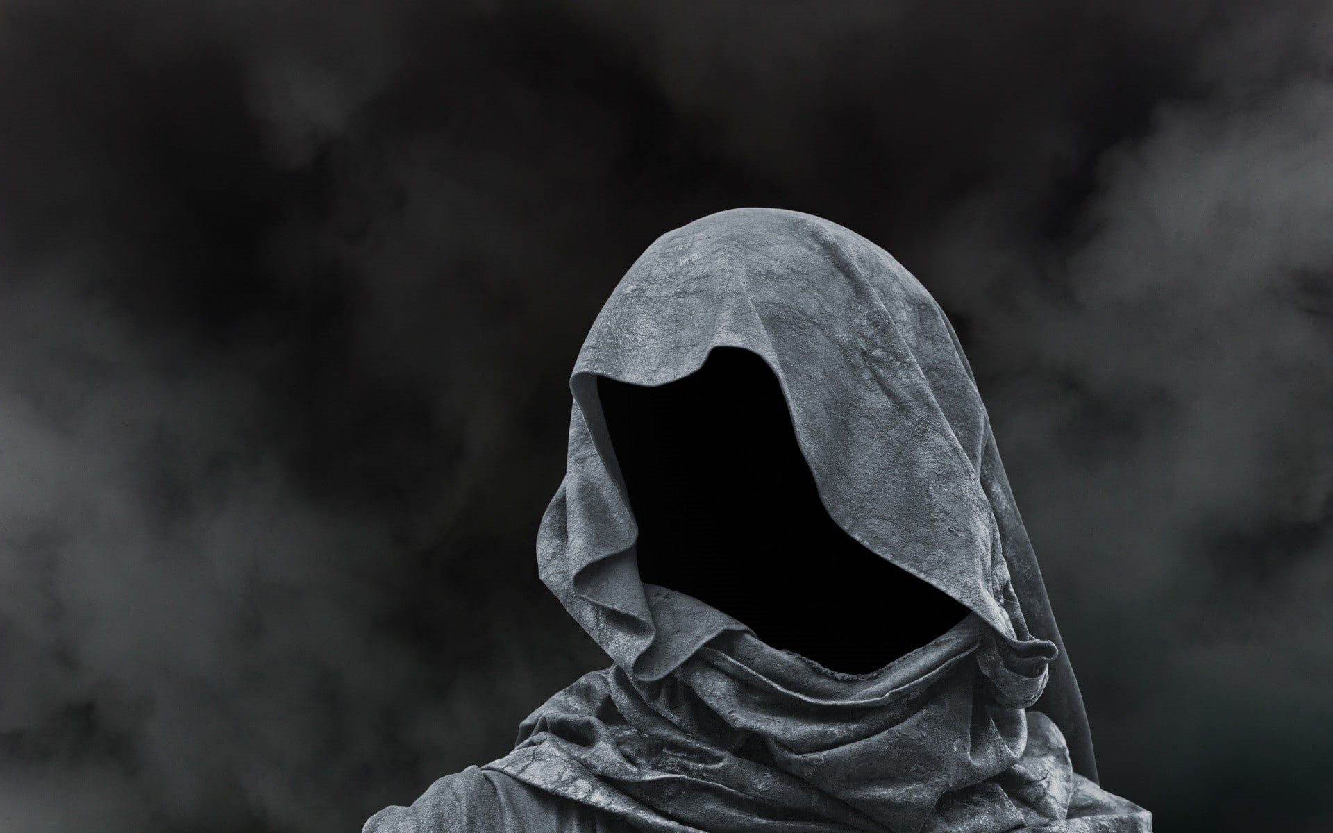 hoods, faceless, 1080P, shadow, HD Wallpaper