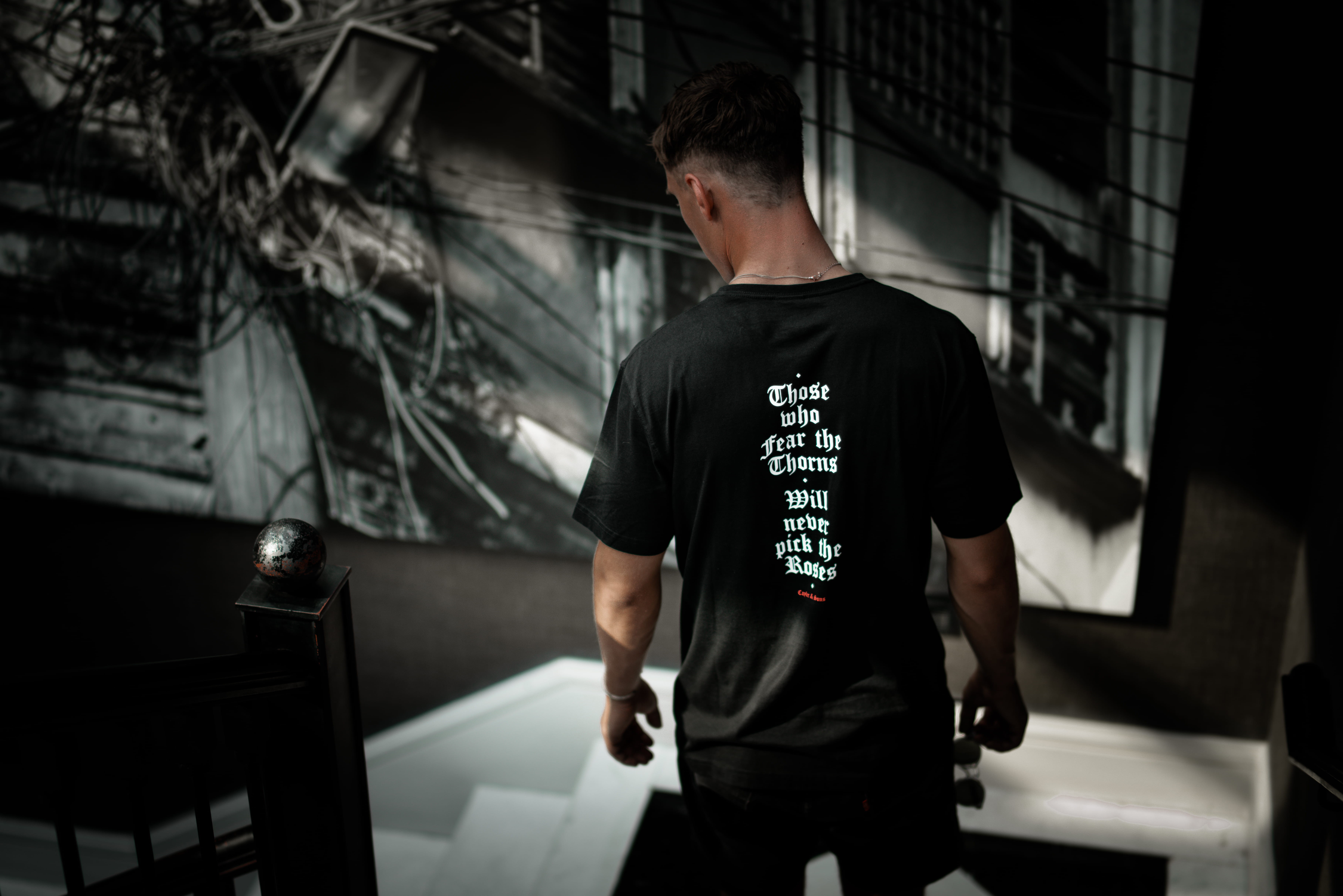 boy, quote, black wear, outdoors, people, young Adult, t-Shirt, t, neck, barcelona, sport, black Color, men, deep, adult, white, wise, 1898, one Person, HD Wallpaper