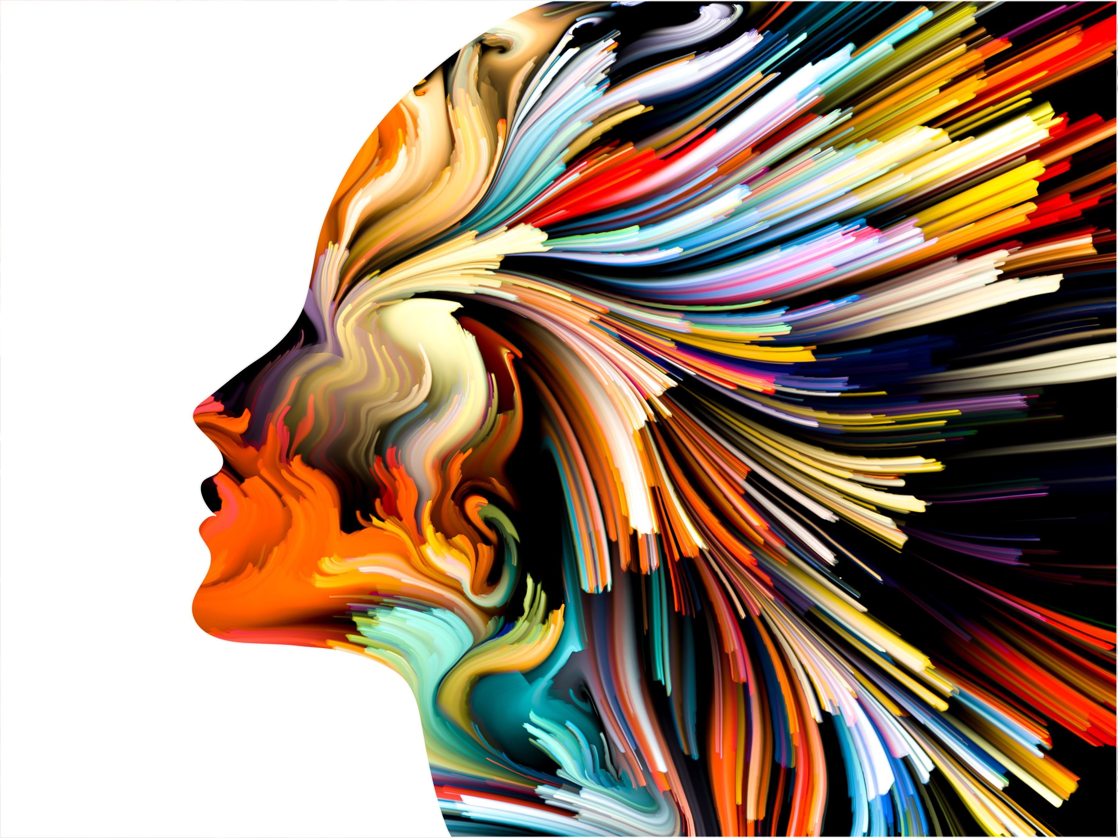 no people, art and craft, large group of objects, yellow, white background, motion, women, abstract, painting, cut out, orange color, multi colored, creativity, HD Wallpaper
