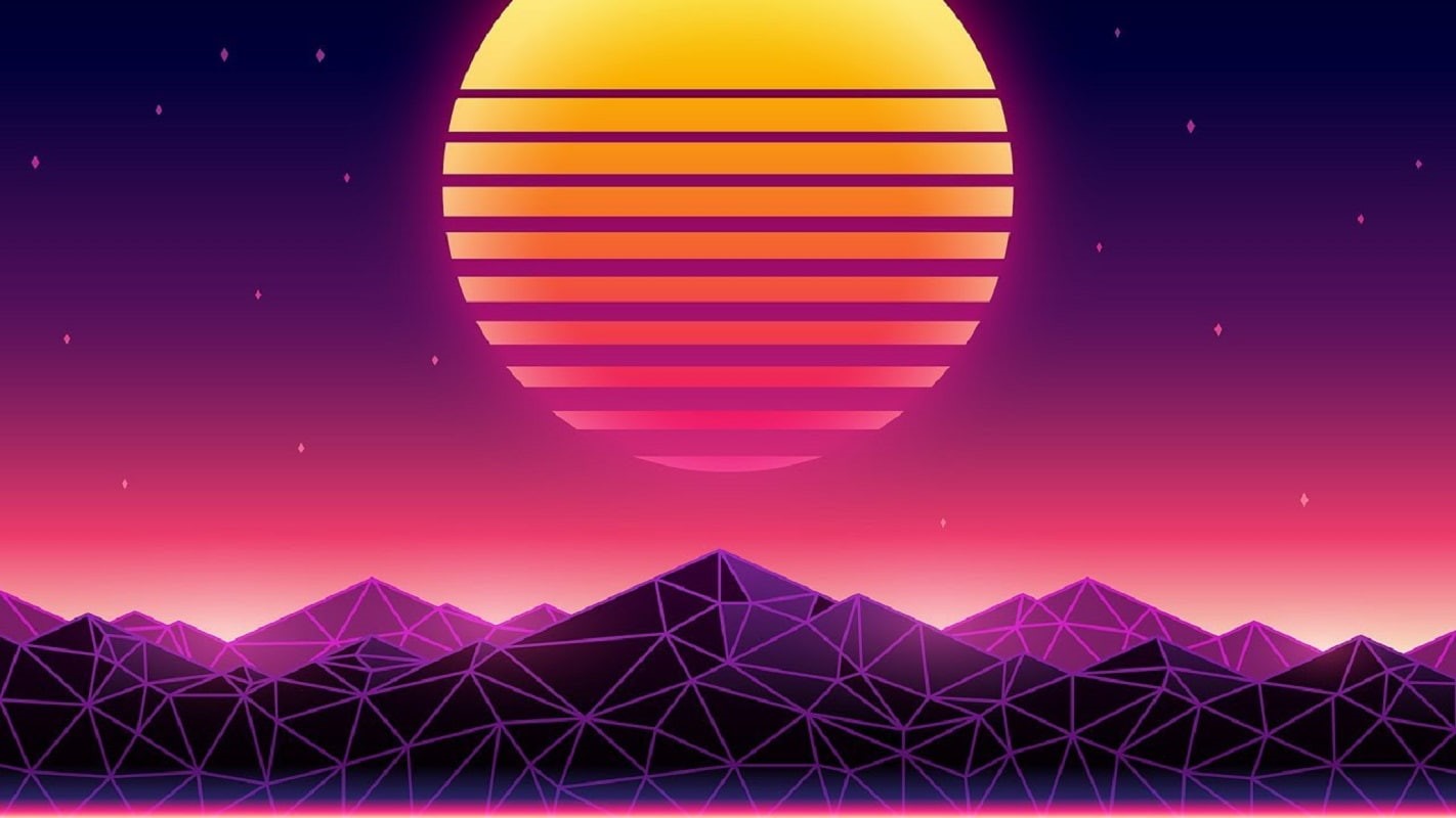 720P, purple background, Retro style, YouTube, HD Wallpaper