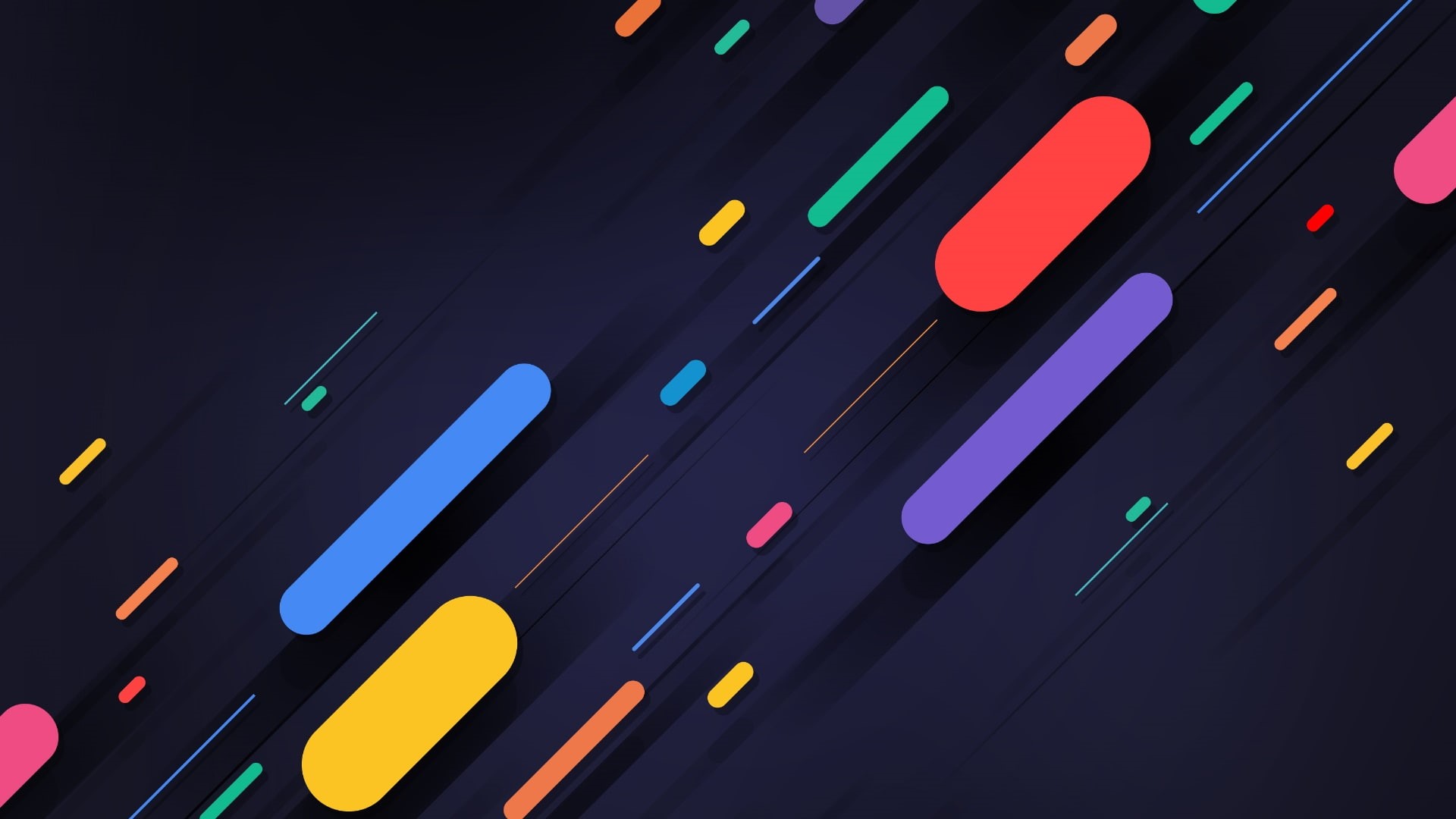 light, neon, line, 1080P, graphics, shapes, HD Wallpaper
