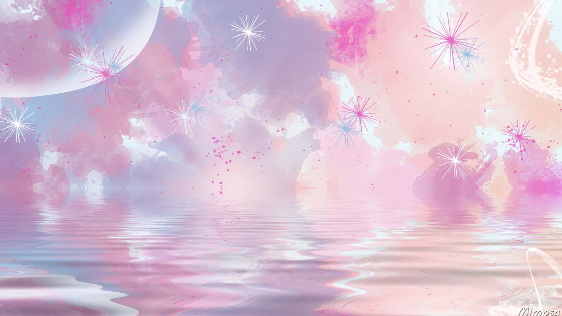 Colors, Gradient, Pastel, Watercolor, Abstract, Artistic, Water, 1080P, Digital Art, HD Wallpaper