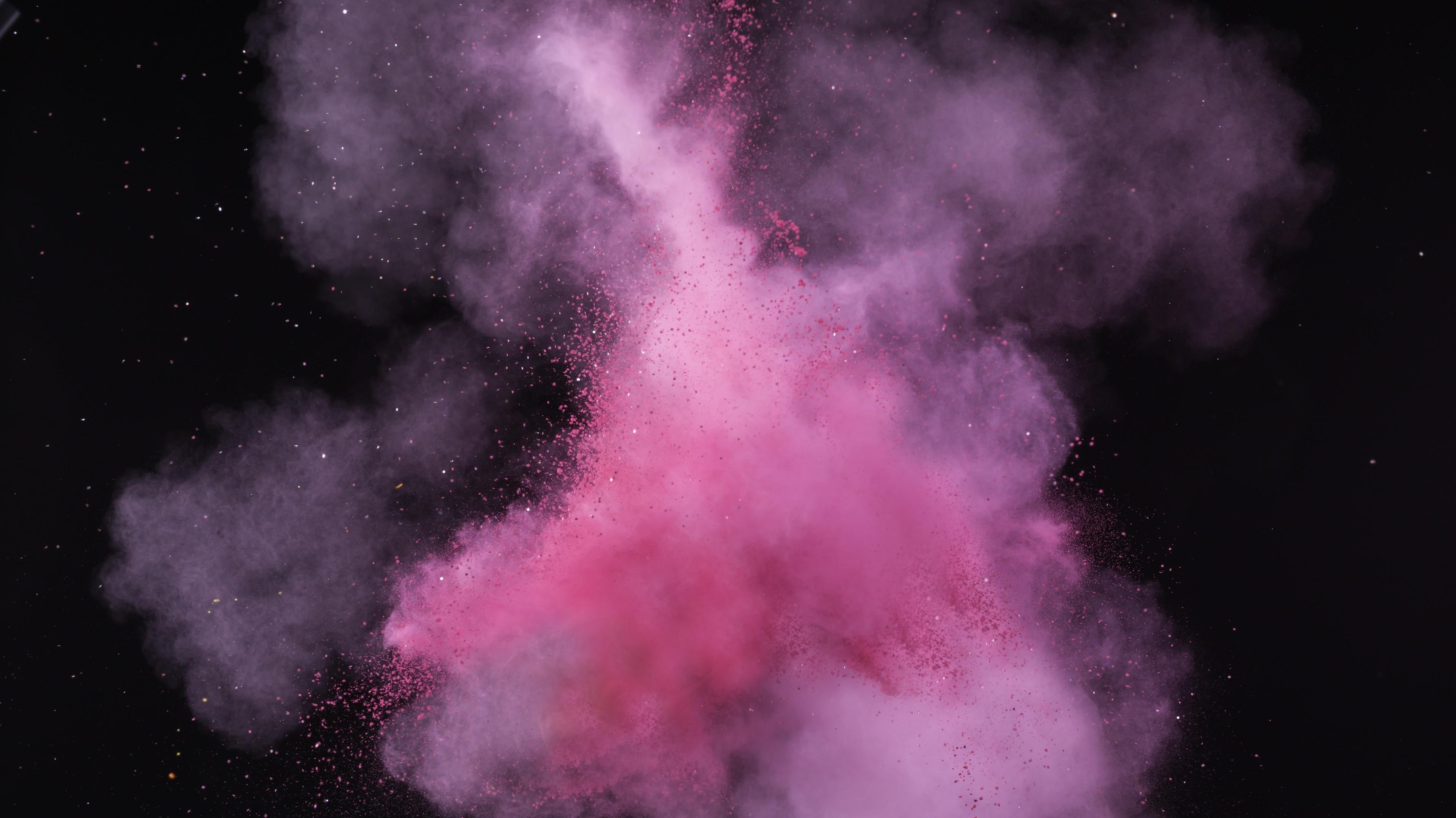 cloud, smoke, artistic, 4K, art, color, pink smoke, effect, abstract, HD Wallpaper
