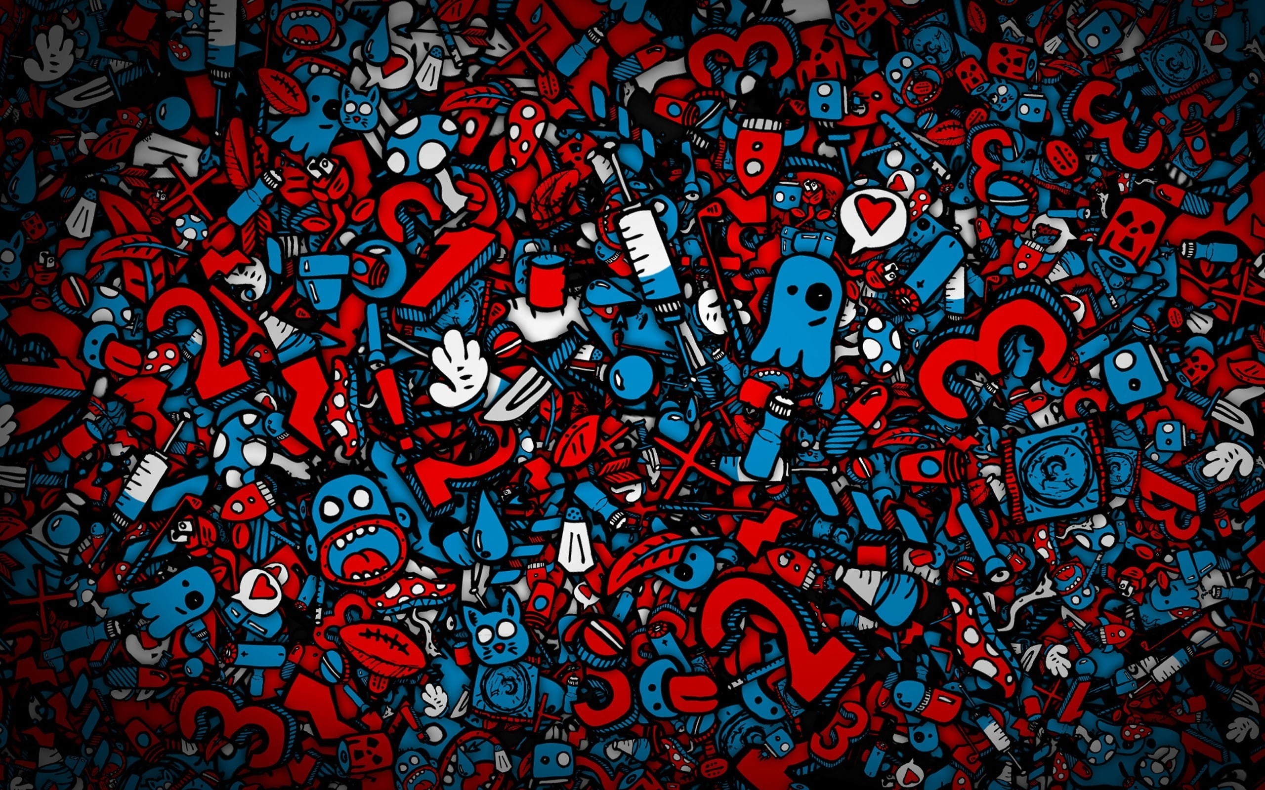 cartoon, 2K, colorful, drawing, HD Wallpaper