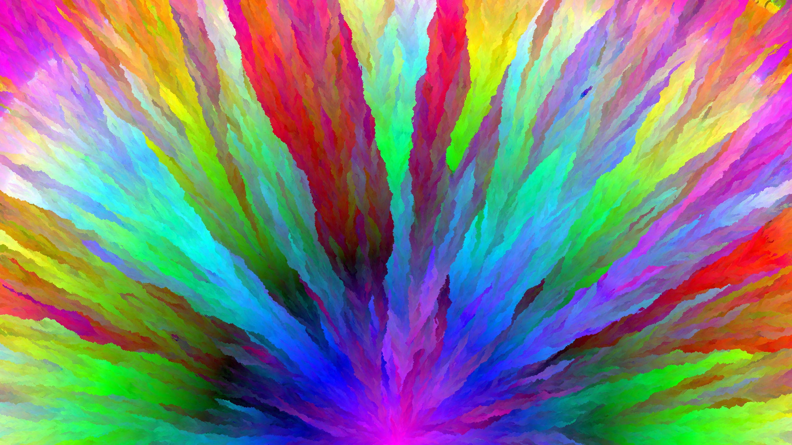 2K, colorful, trippy, psychedelic, HD Wallpaper
