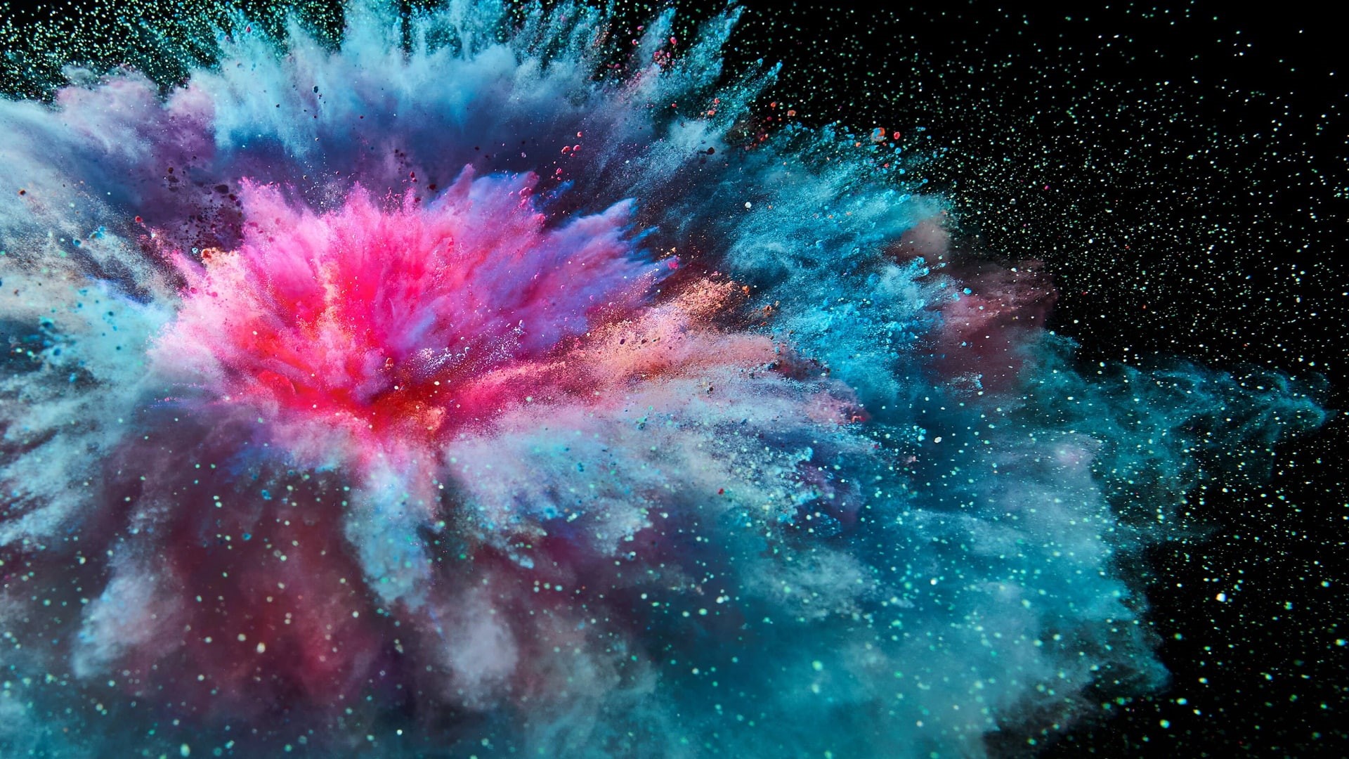 explosive, explosion, 1080P, colors, HD Wallpaper