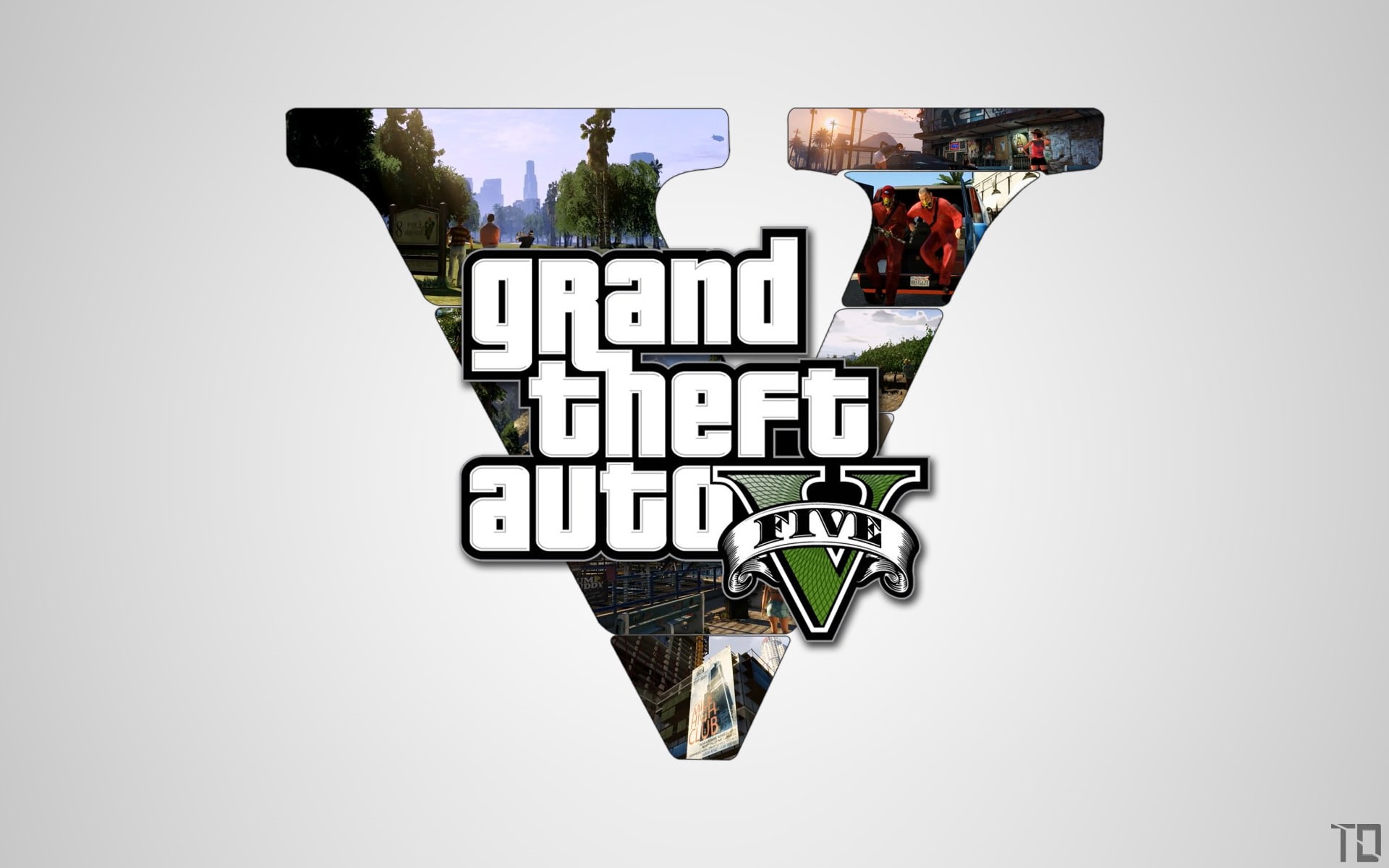 gta, minimal, v, 1080P, gta 5, HD Wallpaper