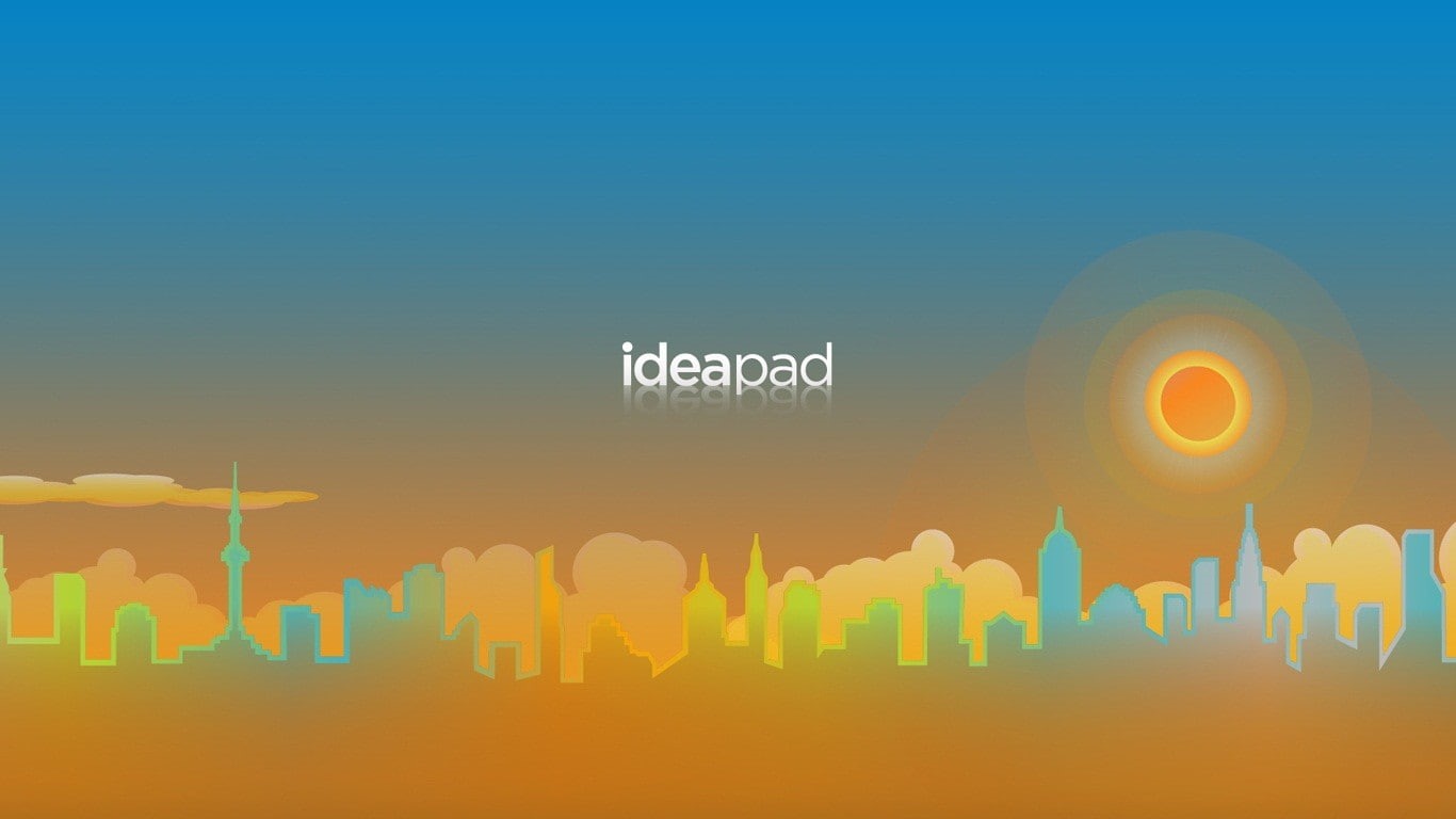 Lenovo, abstract, technology, diagram, nature, copy space, sunset, data, 720P, communication, backgrounds, outdoors, yellow, glowing, multi colored, connection, HD Wallpaper