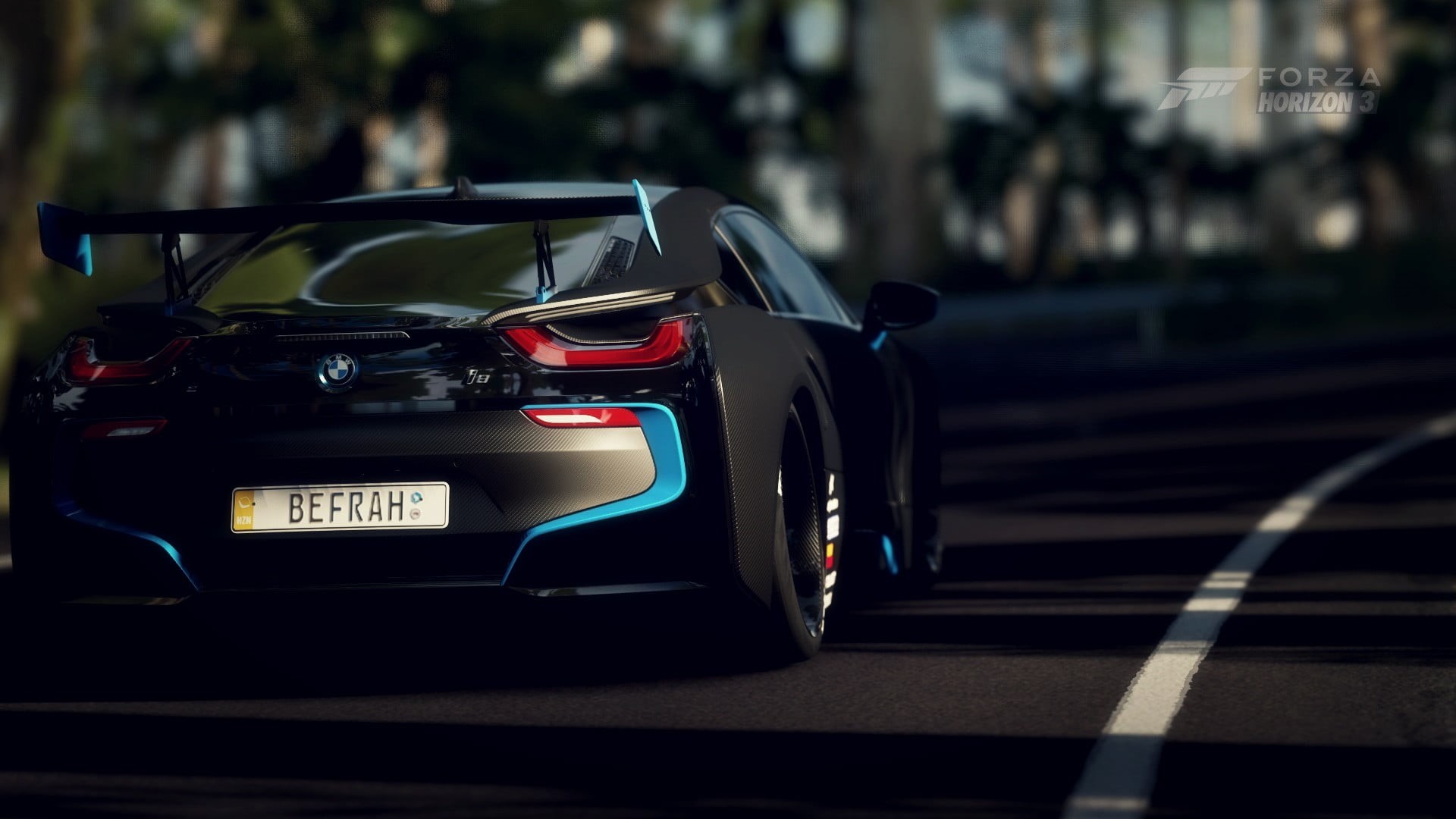 day, blue, no people, bmw, text, city, land vehicle, mode of transportation, sports car, car, stationary, black, focus on foreground, transportation, supercars, HD Wallpaper