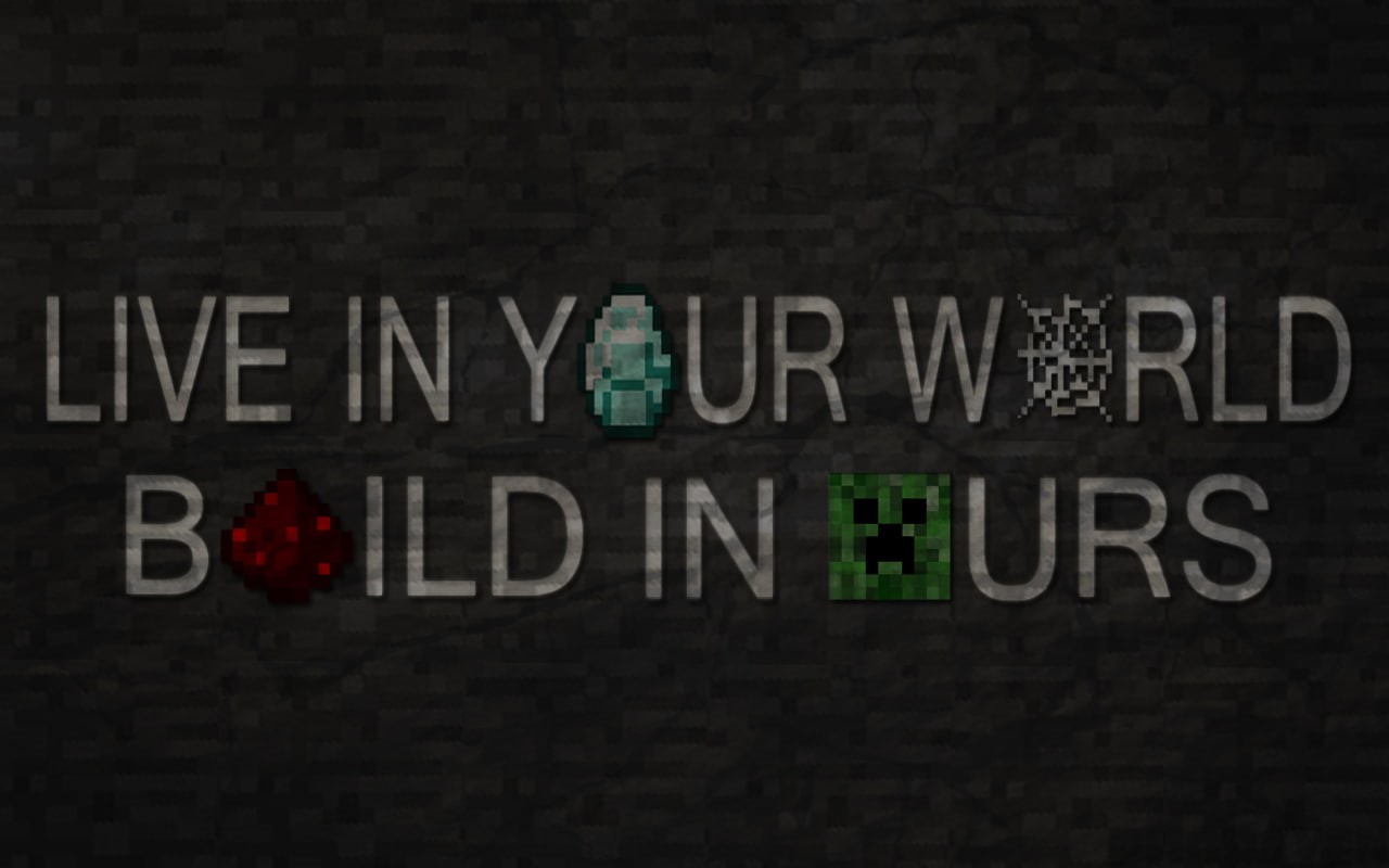 minecraft, 720P, video games, diamond, hd, creeper, redstone, HD Wallpaper