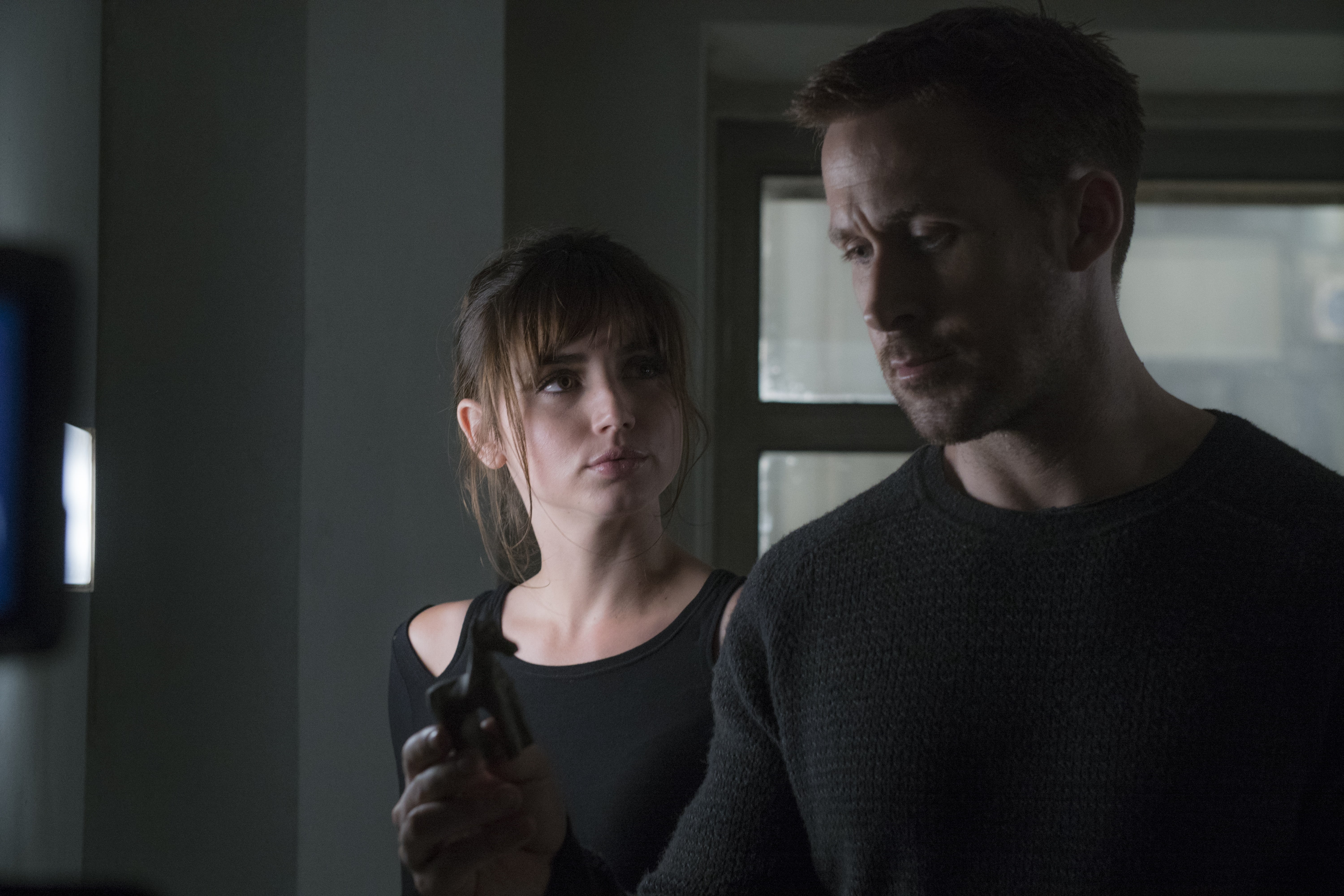 Ryan Gosling, Officer K (Blade Runner 2049), Joi (Blade Runner 2049), 5K, Blade Runner 2049, Ana de Armas, Movie, HD Wallpaper