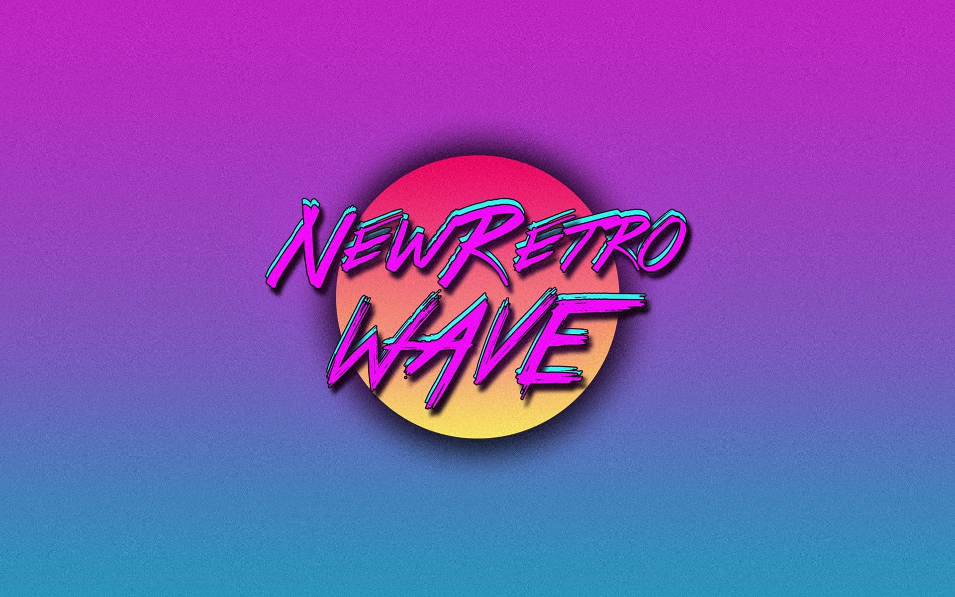 close-up, multi colored, emotion, purple, simple background, copy space, western script, wave, logo, love, heart shape, New Retro Wave, retro, message, HD Wallpaper