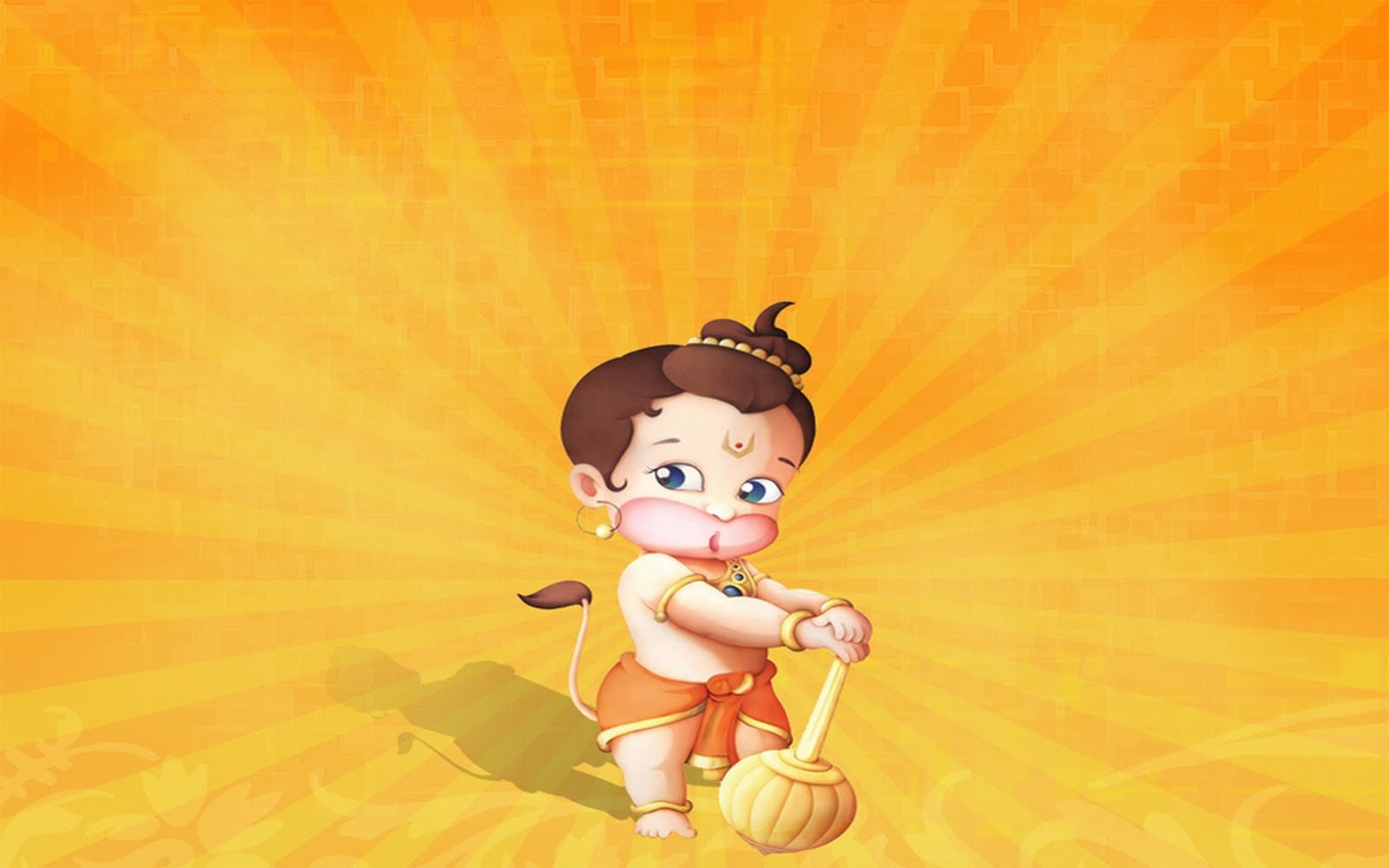 God, doll, lord, indoors, cute, yellow, hanuman, stuffed toy, yellow background, studio shot, close-up, human representation, childhood, wall - building feature, HD Wallpaper