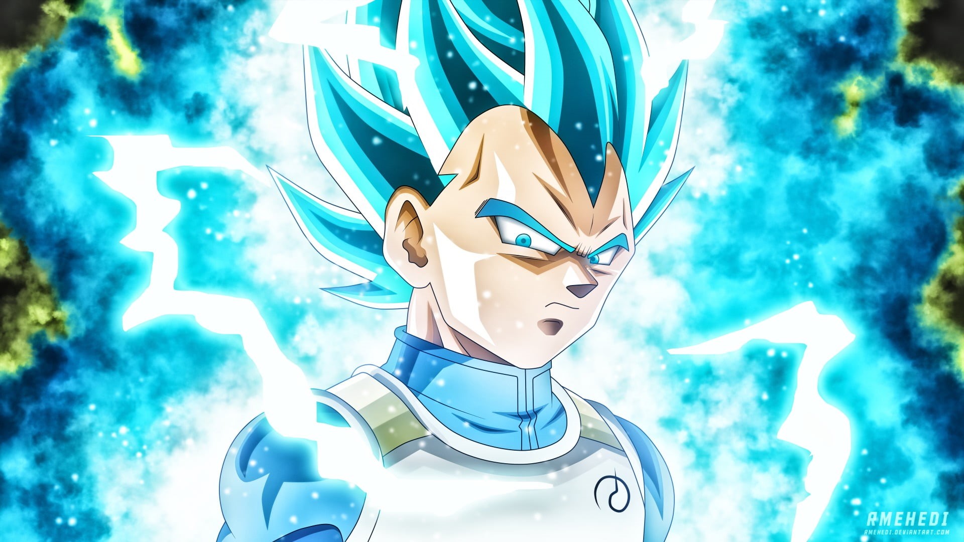 cloud - sky, sky, 1080P, outdoors, male likeness, nature, Dragon Ball Super, art and craft, human representation, mask, mask - disguise, disguise, Dragon Ball, HD Wallpaper