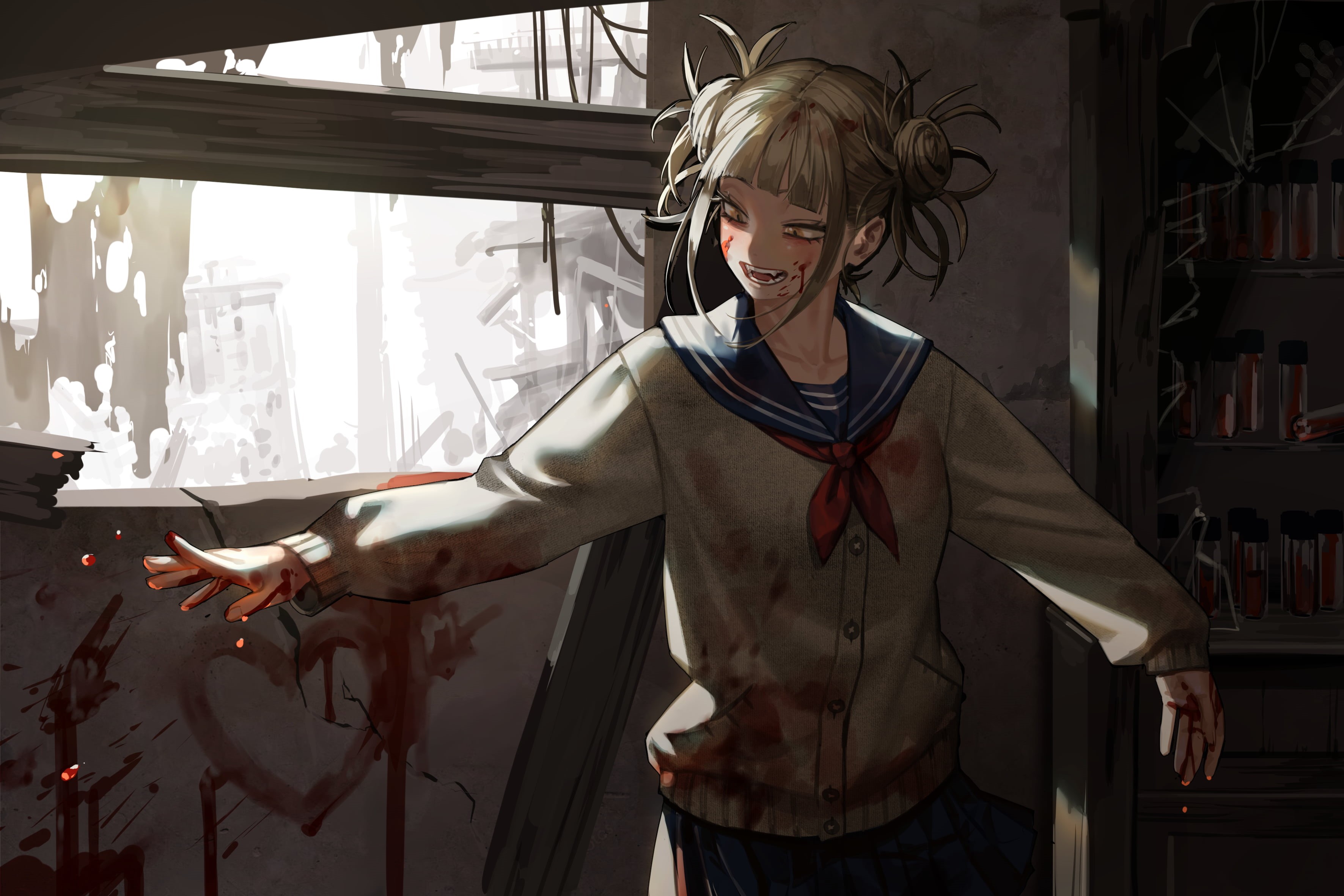 Himiko Toga, Anime, 2K, Boku no Hero Academia, My Hero Academia, HD Wallpaper