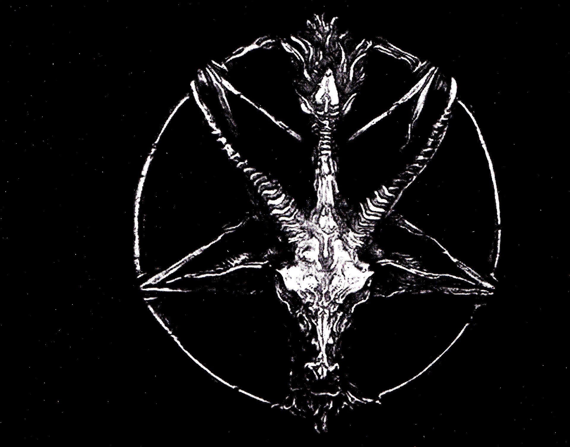 pentagram, metal, 1080P, blask, satanic, occult, heavy, tsjuder, evil, HD Wallpaper
