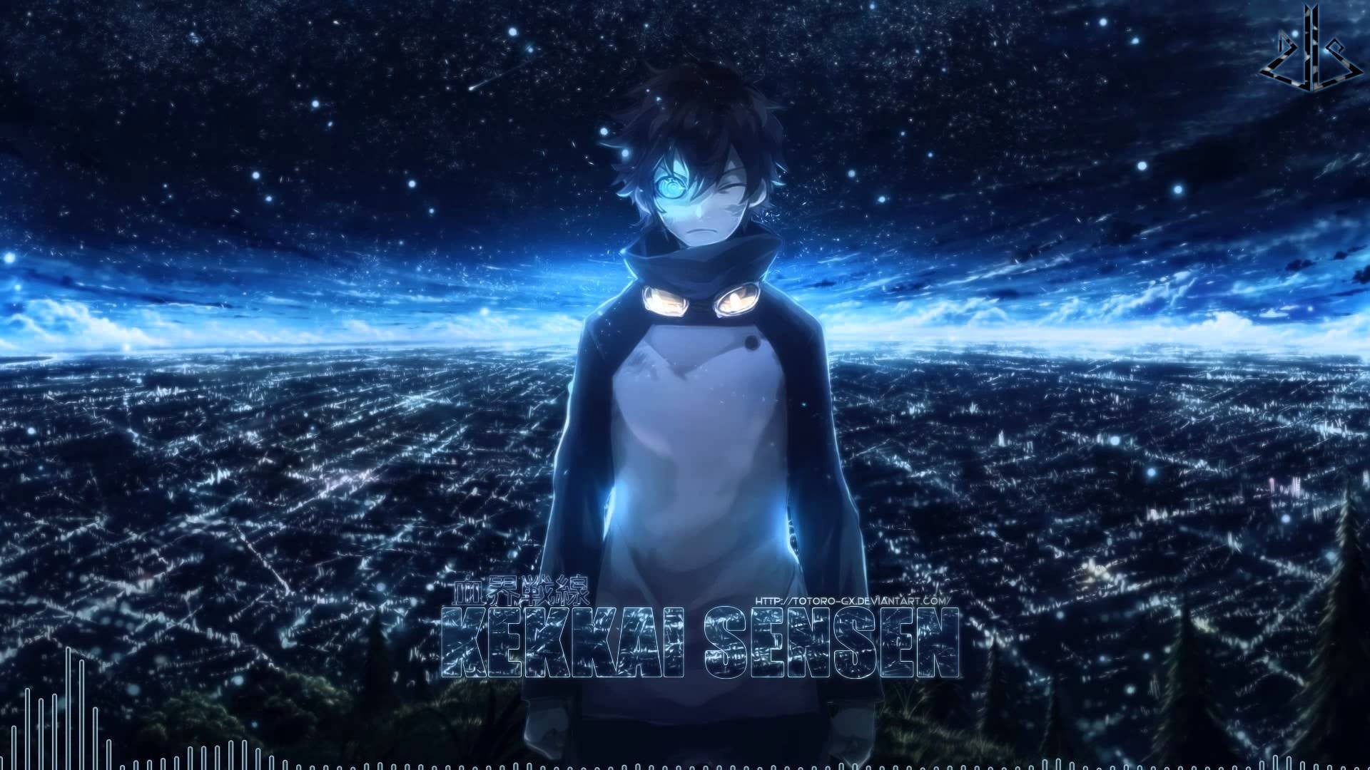 kekkai, illuminated, sky, real people, star - space, waist up, three quarter length, nature, Leonardo Watch, hairstyle, anime, adult, senen, young women, HD Wallpaper