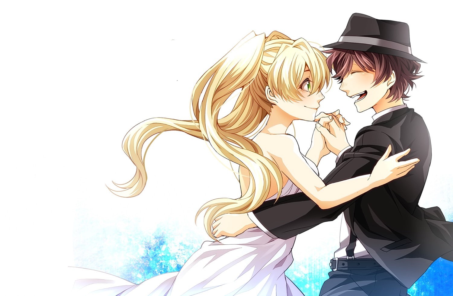 hat, anime girls, anime boys, Mary Macbeth, anime, Kekkai Sensen, Leonardo Watch, 720P, HD Wallpaper