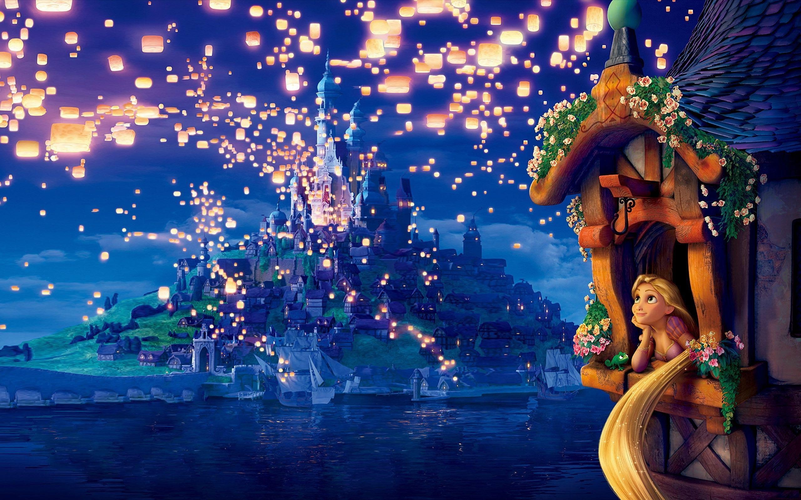 2560x1600, 2K, cartoons, disney, s, rapunzel, tangled, HD Wallpaper