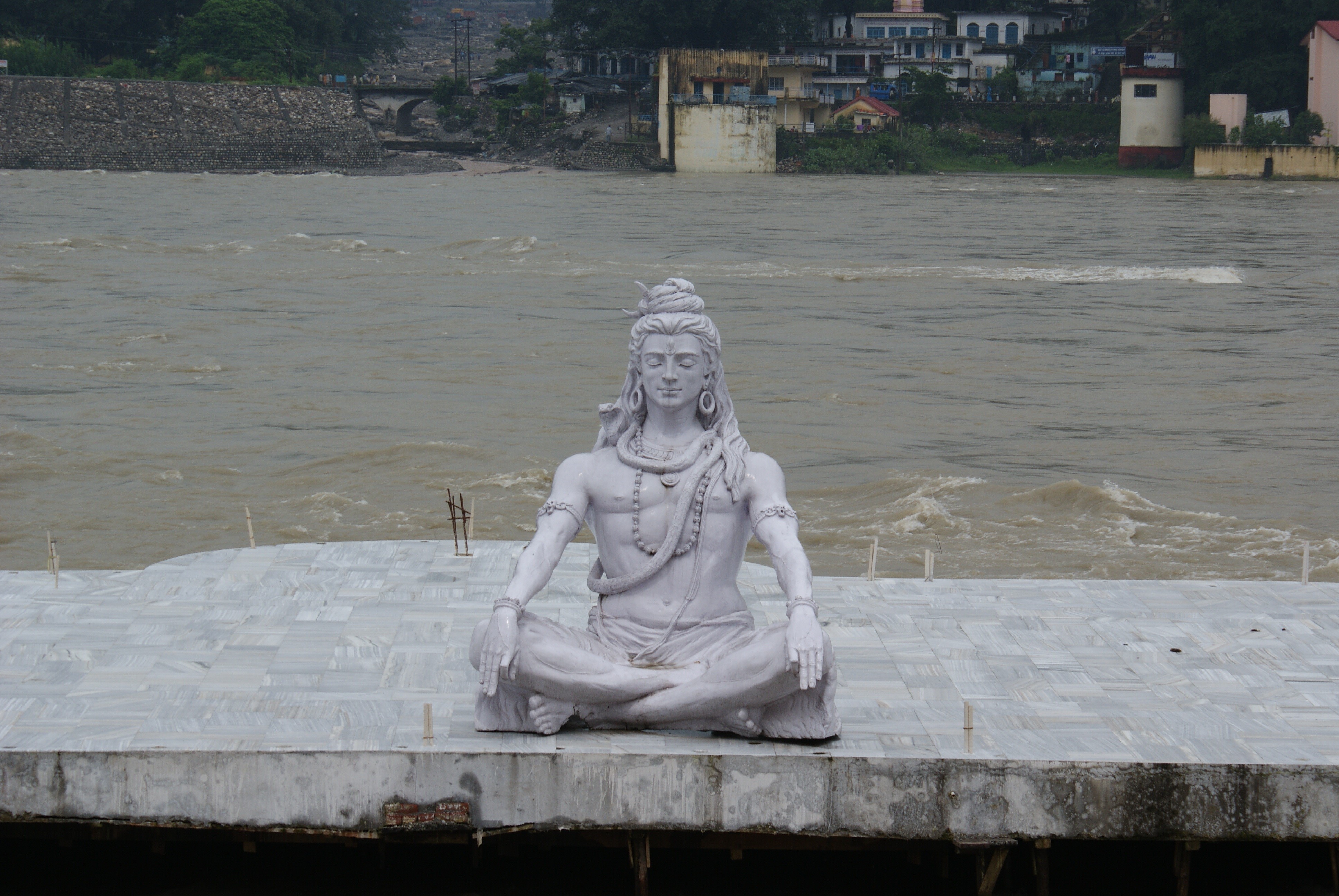 male likeness, yoga, spirituality, creativity, human representation, no people, god, religious, statue, building exterior, representation, hindu, day, outdoors, HD Wallpaper