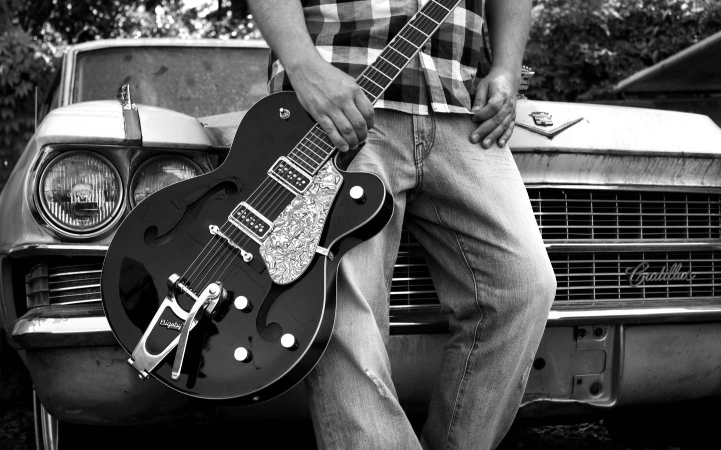rock n roll, guitar, 720P, ukulele, music, HD Wallpaper