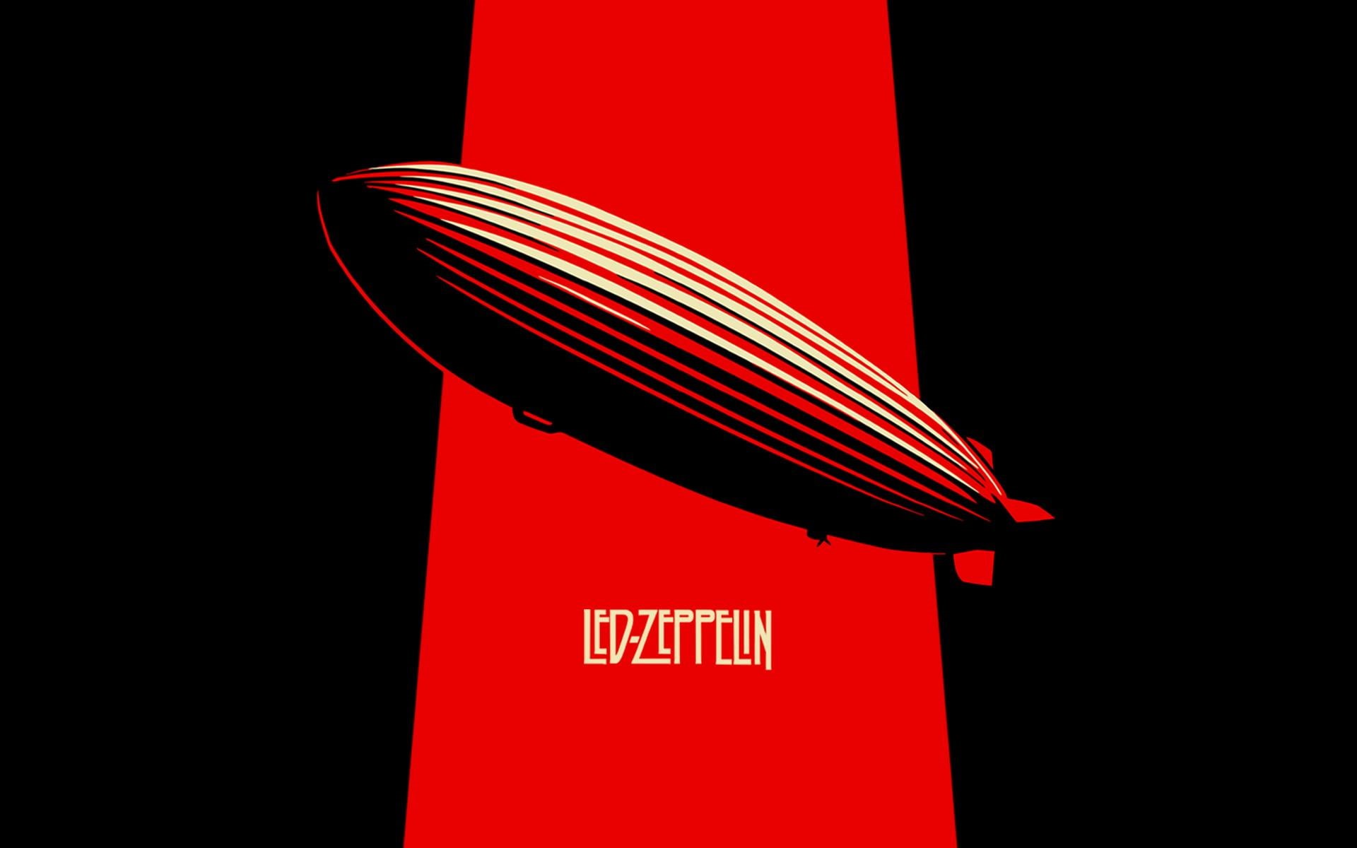 zepplin, communication, led, striped, studio shot, information, indoors, the rock, night, red, music band, text, lighting equipment, light - natural phenomenon, HD Wallpaper