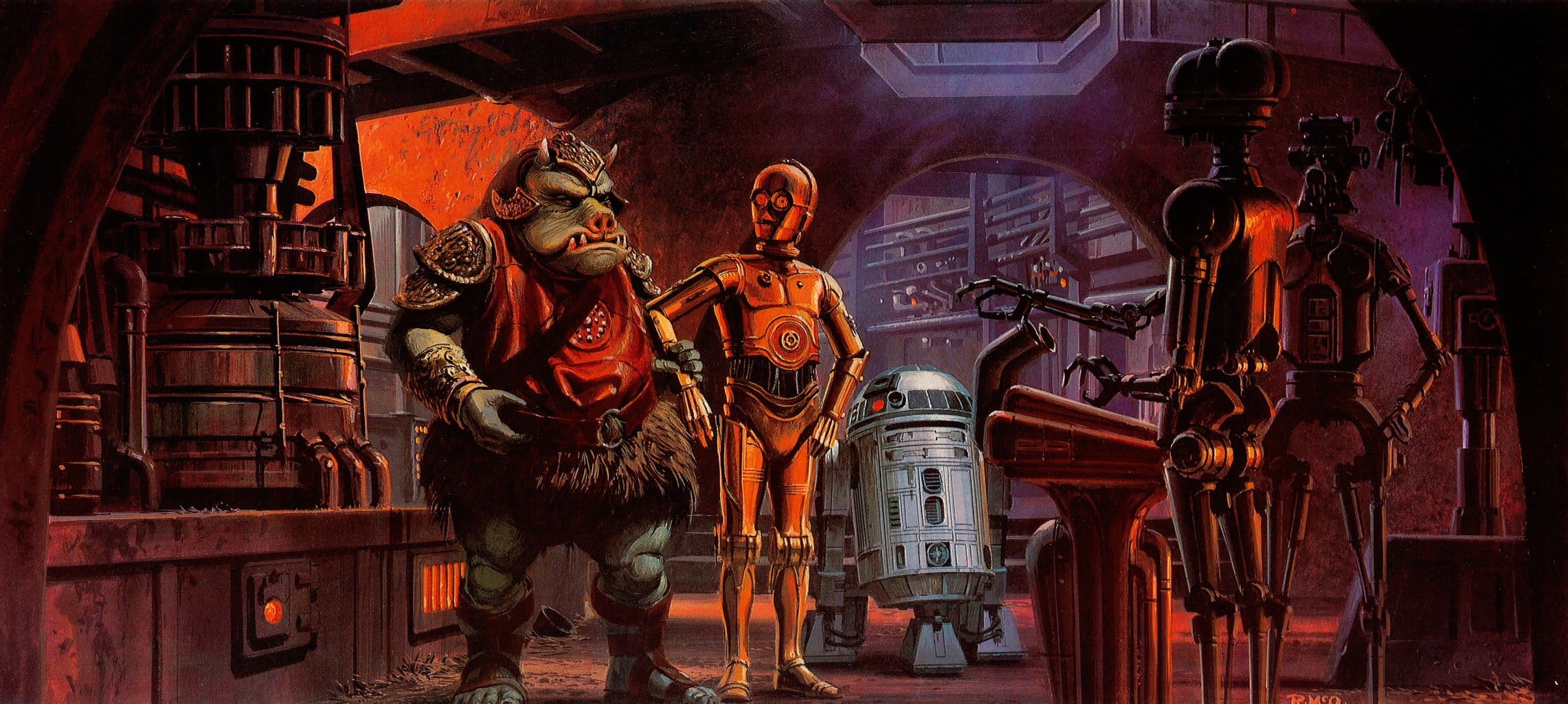 jabbas palace, Star Wars, star, history, architecture, male likeness, the past, religion, science fiction, creativity, artwork, sculpture, representation, HD Wallpaper