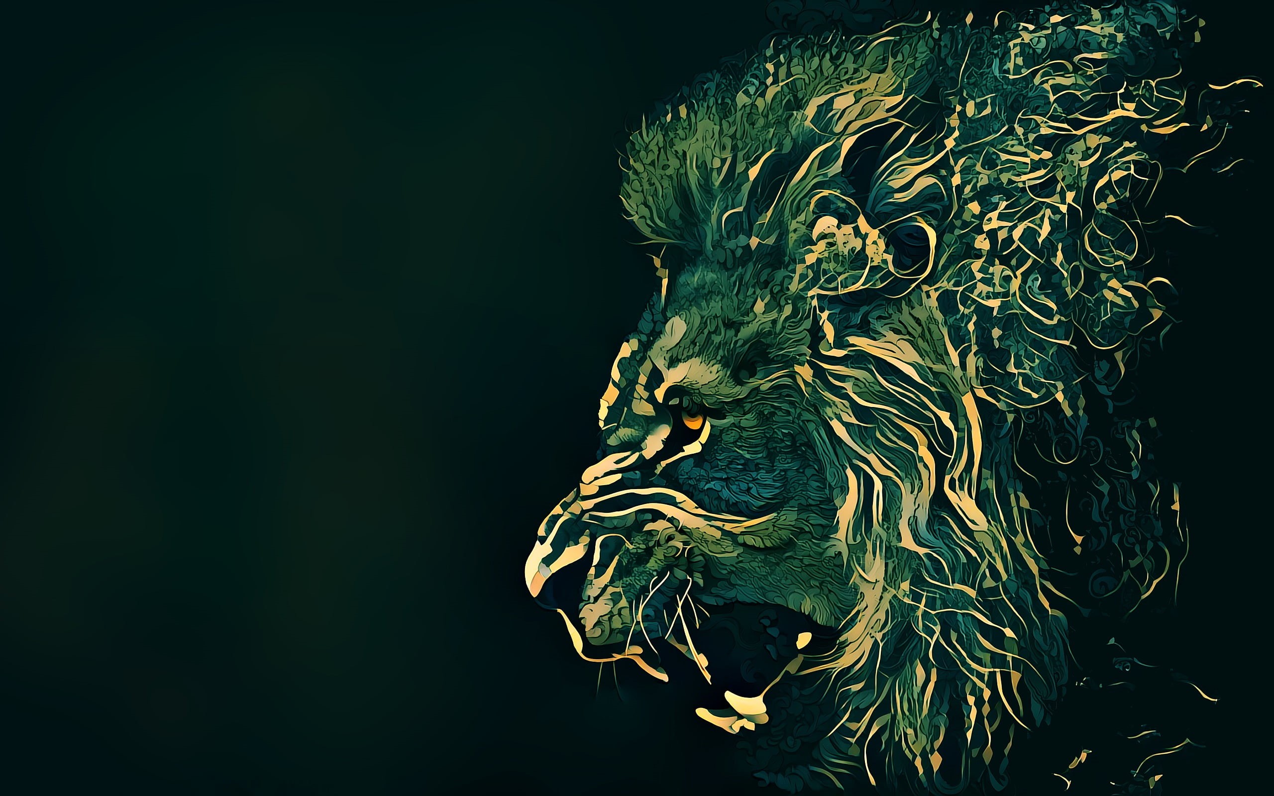 art and craft, vertebrate, animal wildlife, colored background, indoors, animal, pattern, artwork, black background, studio shot, animal themes, nature, HD Wallpaper