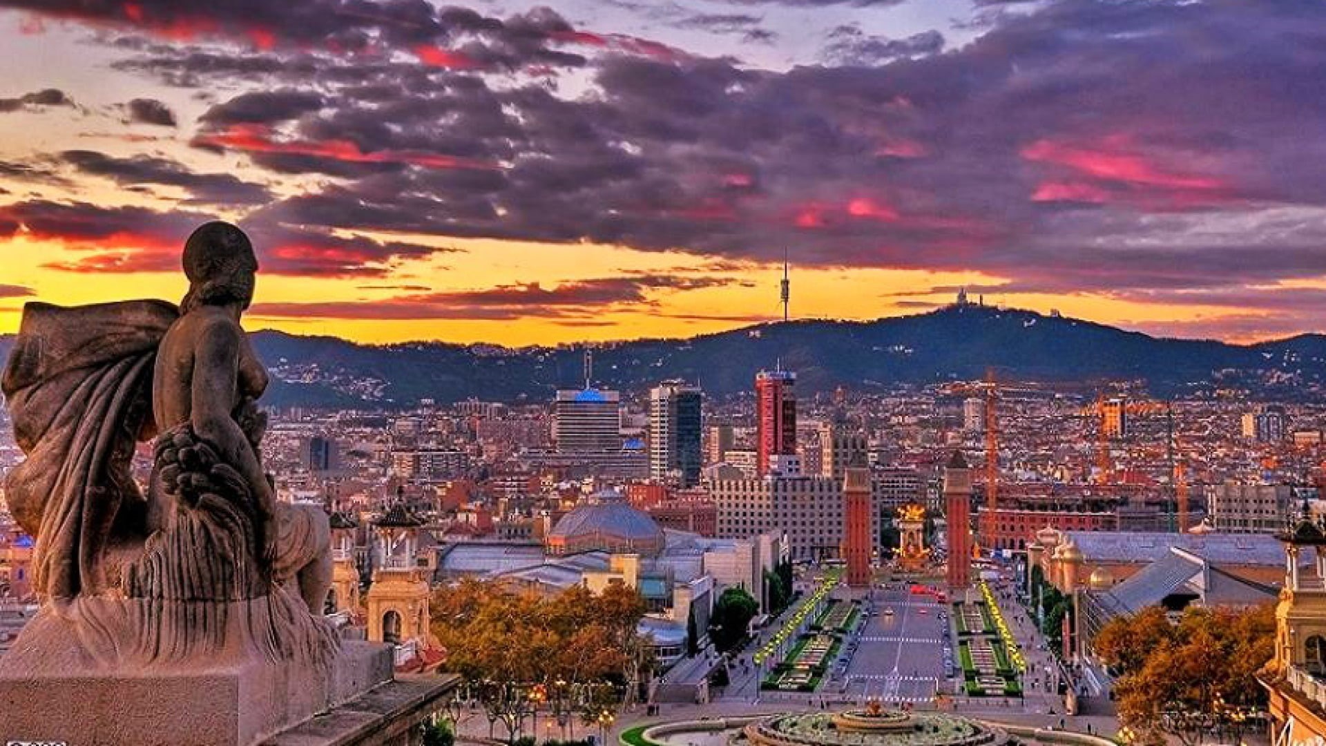 skyscraper, sculpture, ship, building, landscape, no people, nature, outdoors, sky, cloud - sky, buildings, tourism, statue, travel destinations, europe, HD Wallpaper