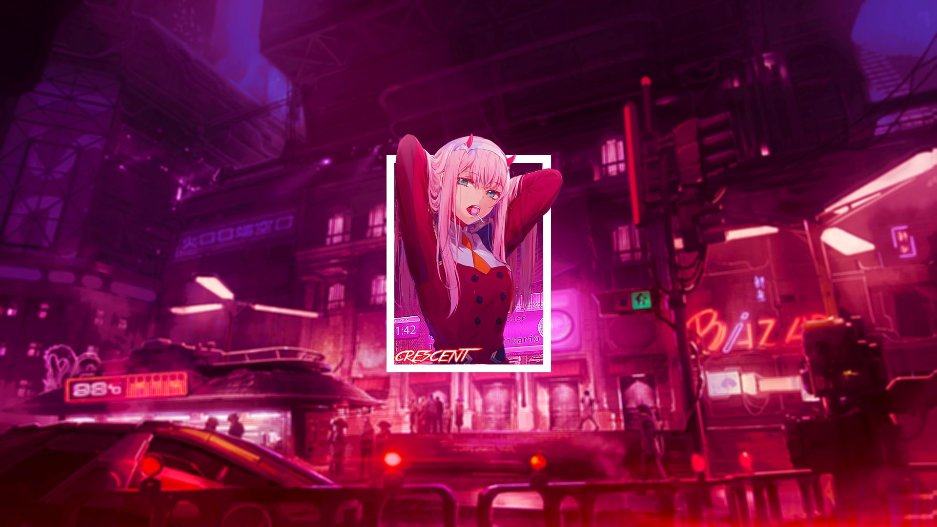 Darling in the FranXX, 1080P, Code: 002(02), HD Wallpaper