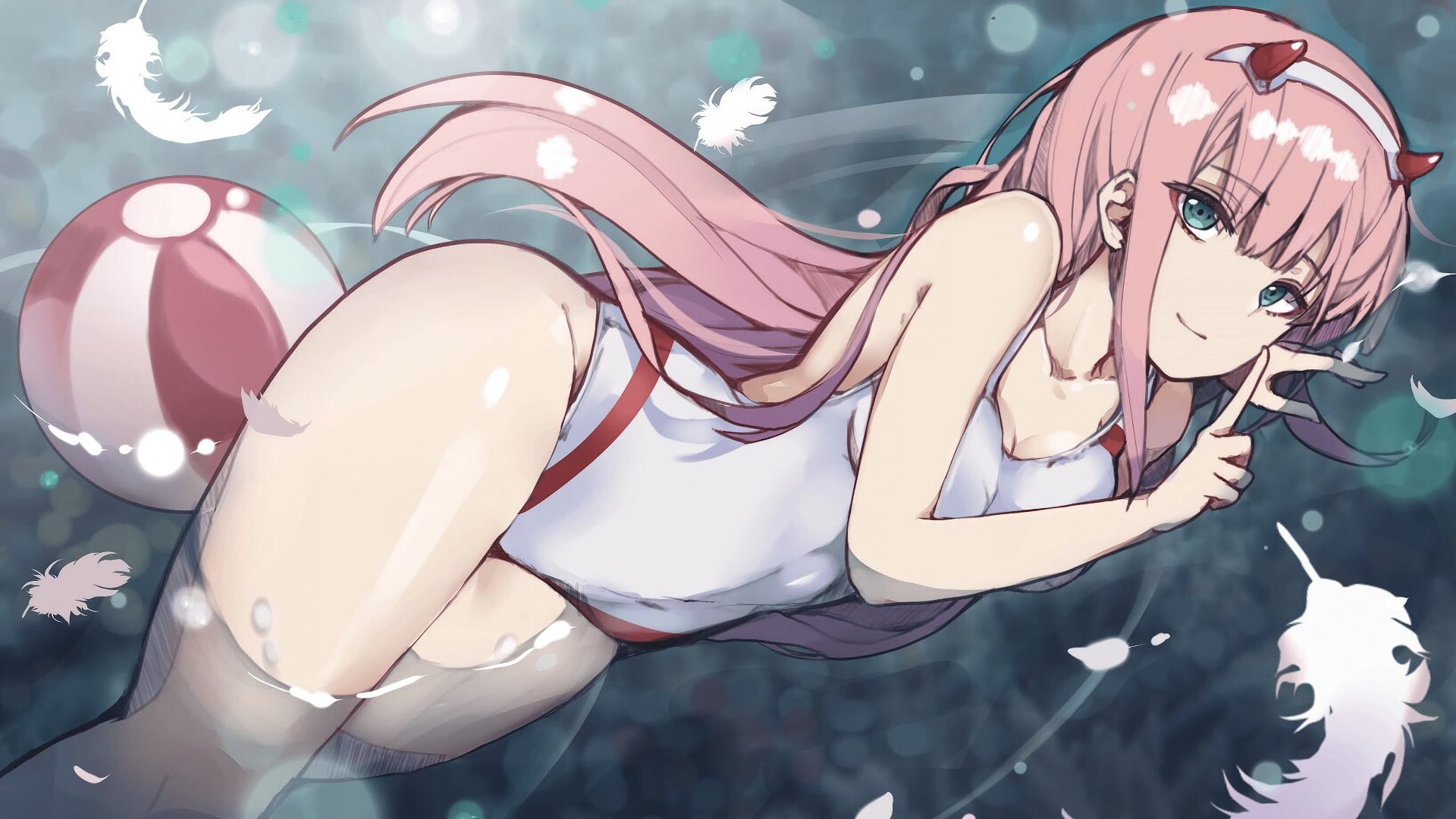 Zero Two (Darling in the FranXX), Anime, 1080P, Darling in the FranXX, HD Wallpaper
