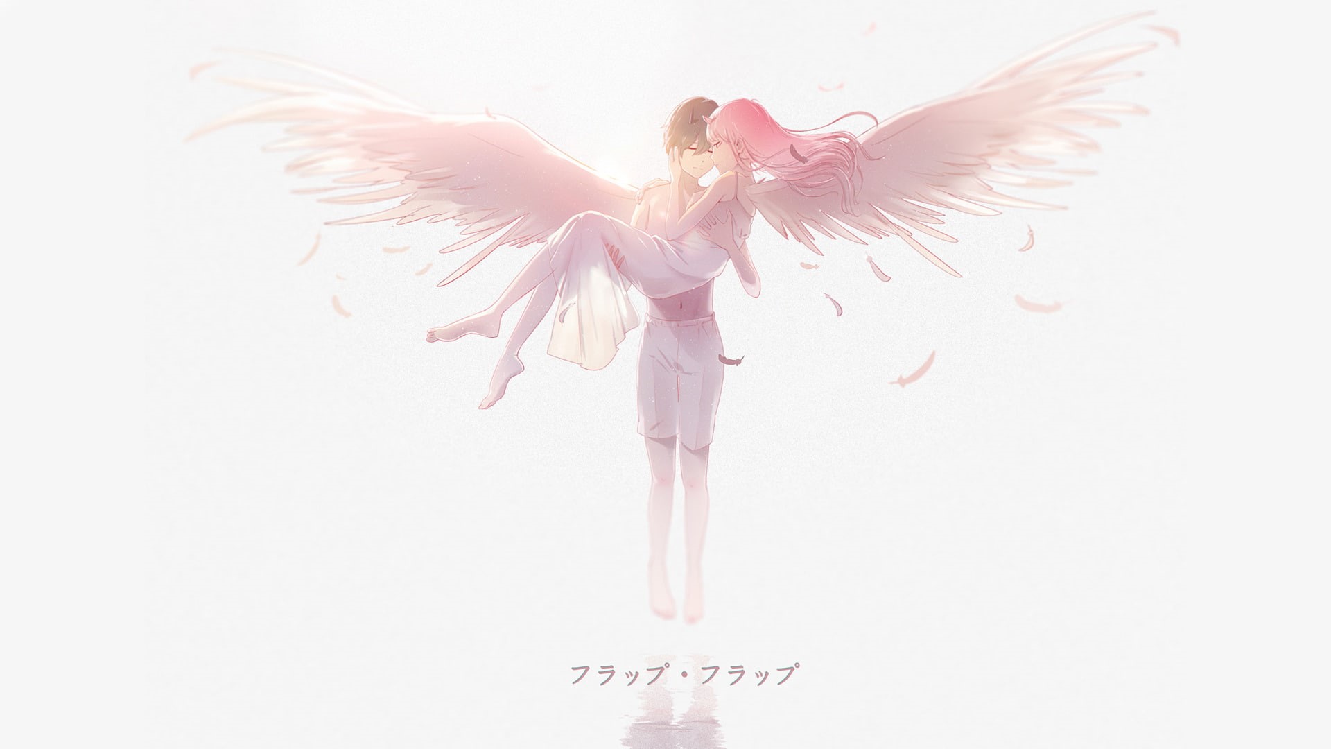 Zero Two (Darling in the FranXX), Hiro (Darling in the FranXX), Darling in the FranXX, 1080P, Anime, HD Wallpaper