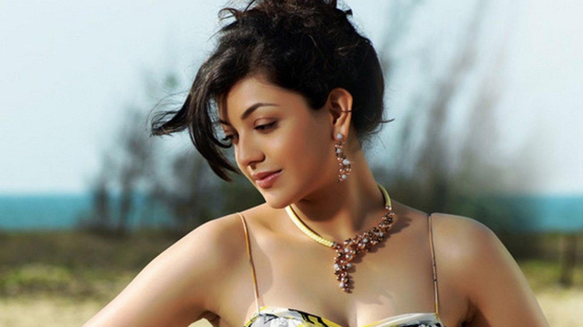 model, babe, agarwal, actress, kajal, bollywood, indian, 1080P, HD Wallpaper