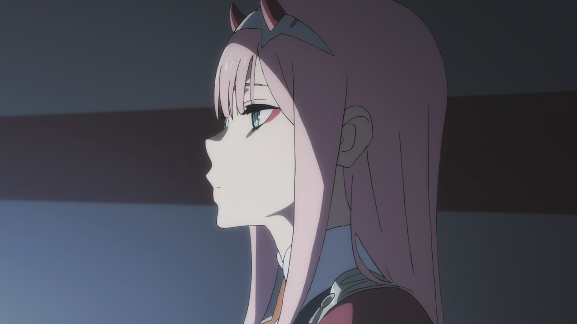 women, one person, male likeness, human body part, Zero Two (Darling in the FranXX), anime, body part, standing, anime girls, sunlight, wall - building feature, HD Wallpaper