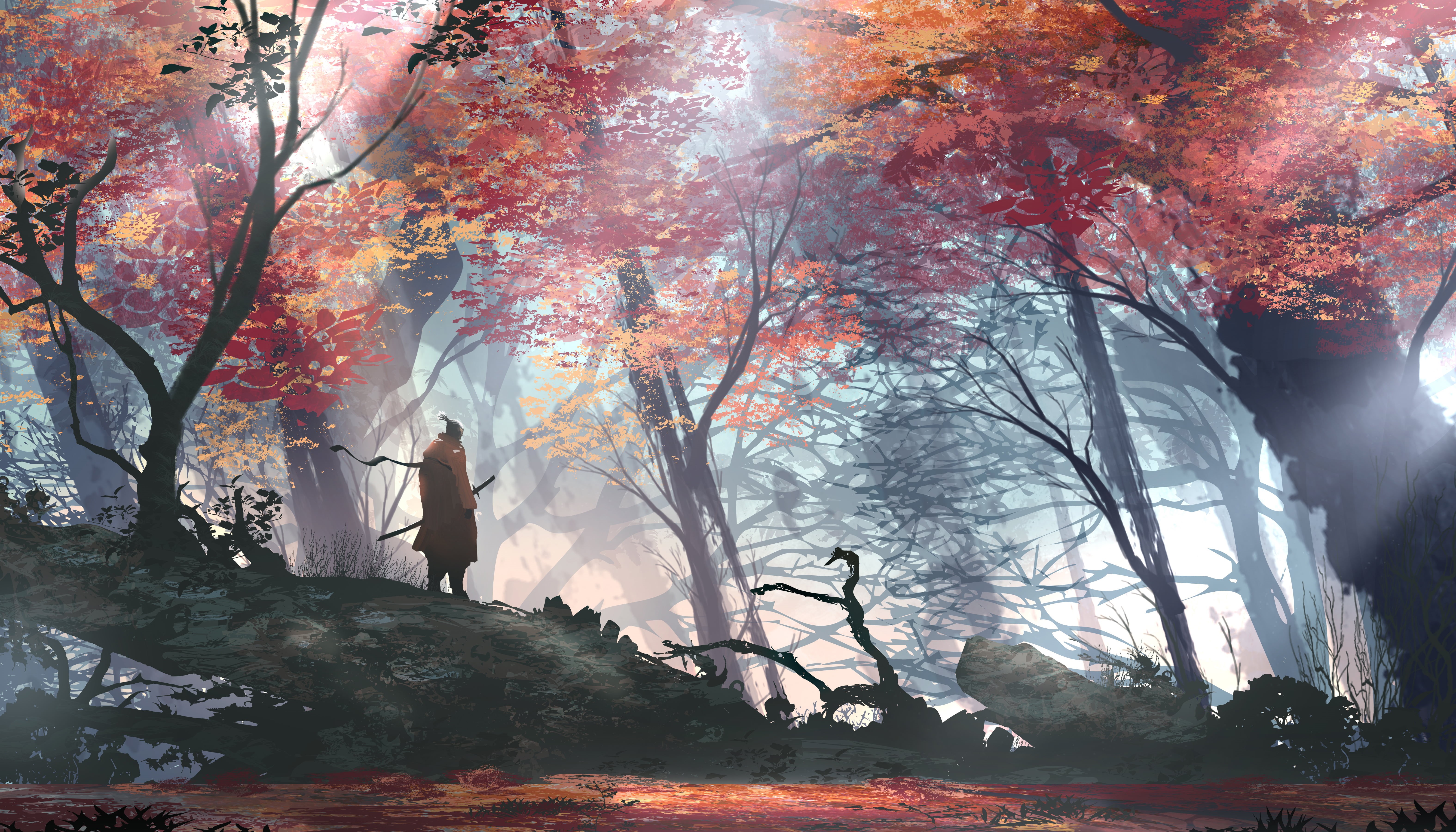 5K, Sekiro: Shadows Die Twice, Samurai, Video Game, HD Wallpaper