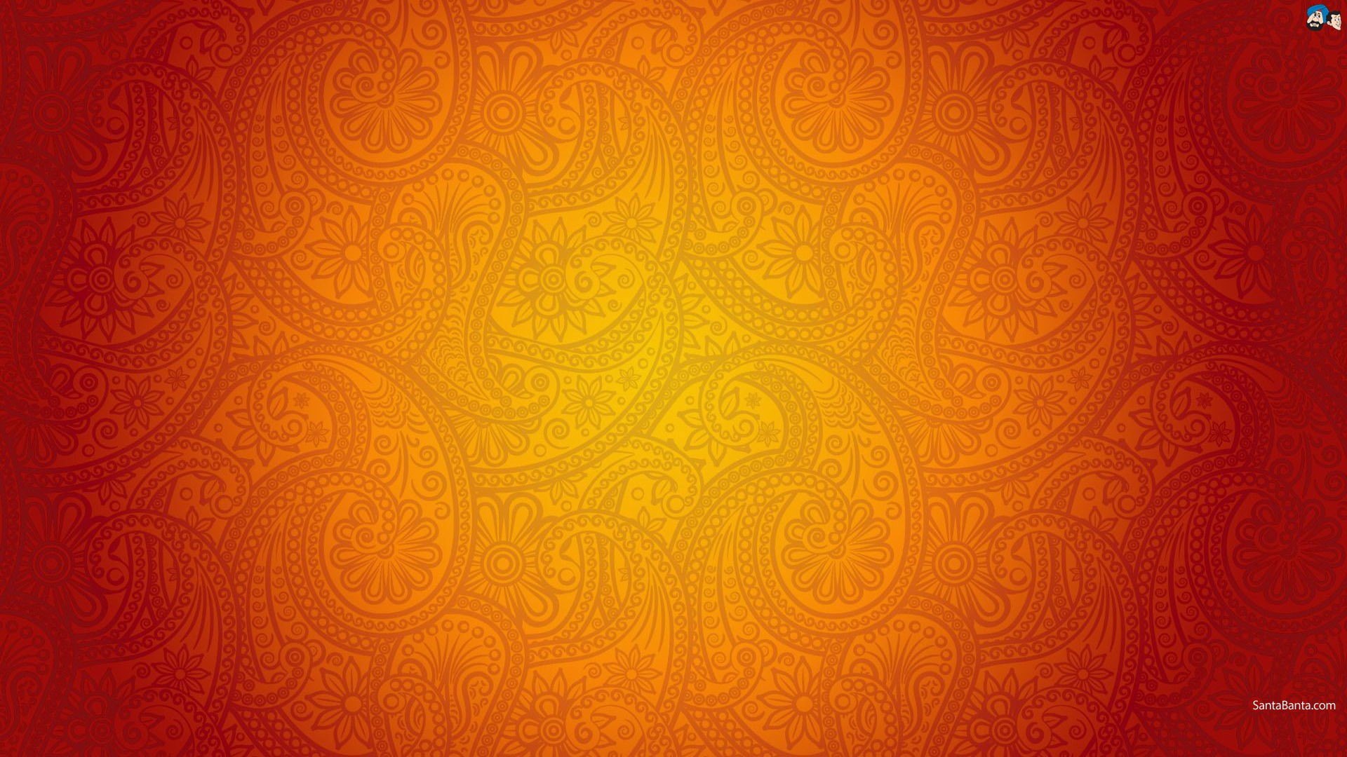 1080P, texture, simple background, Paisley, HD Wallpaper