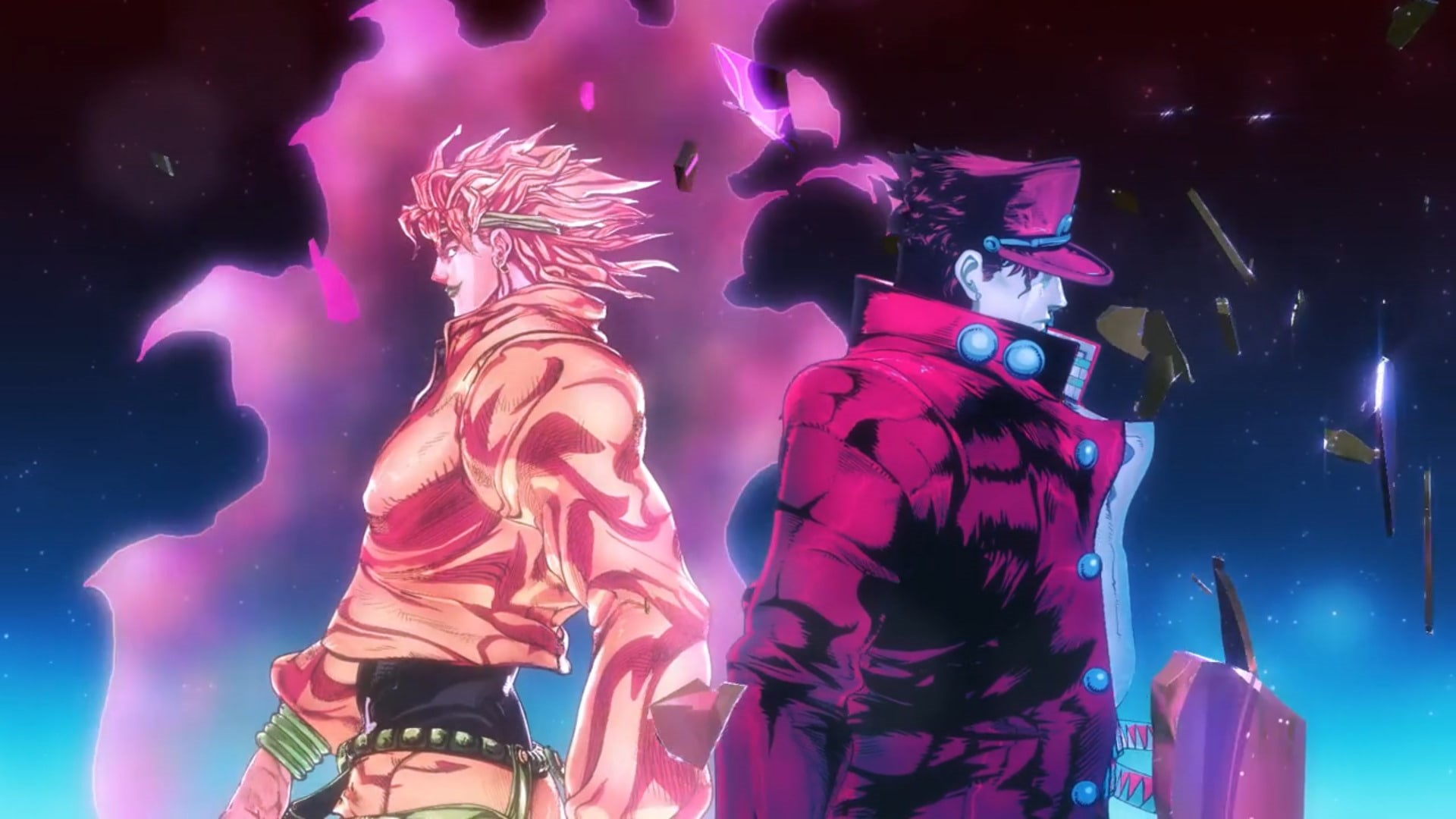 Jojos Bizarre Adventure, Anime, 1080P, Jotaro Kujo, Dio Brando, HD Wallpaper