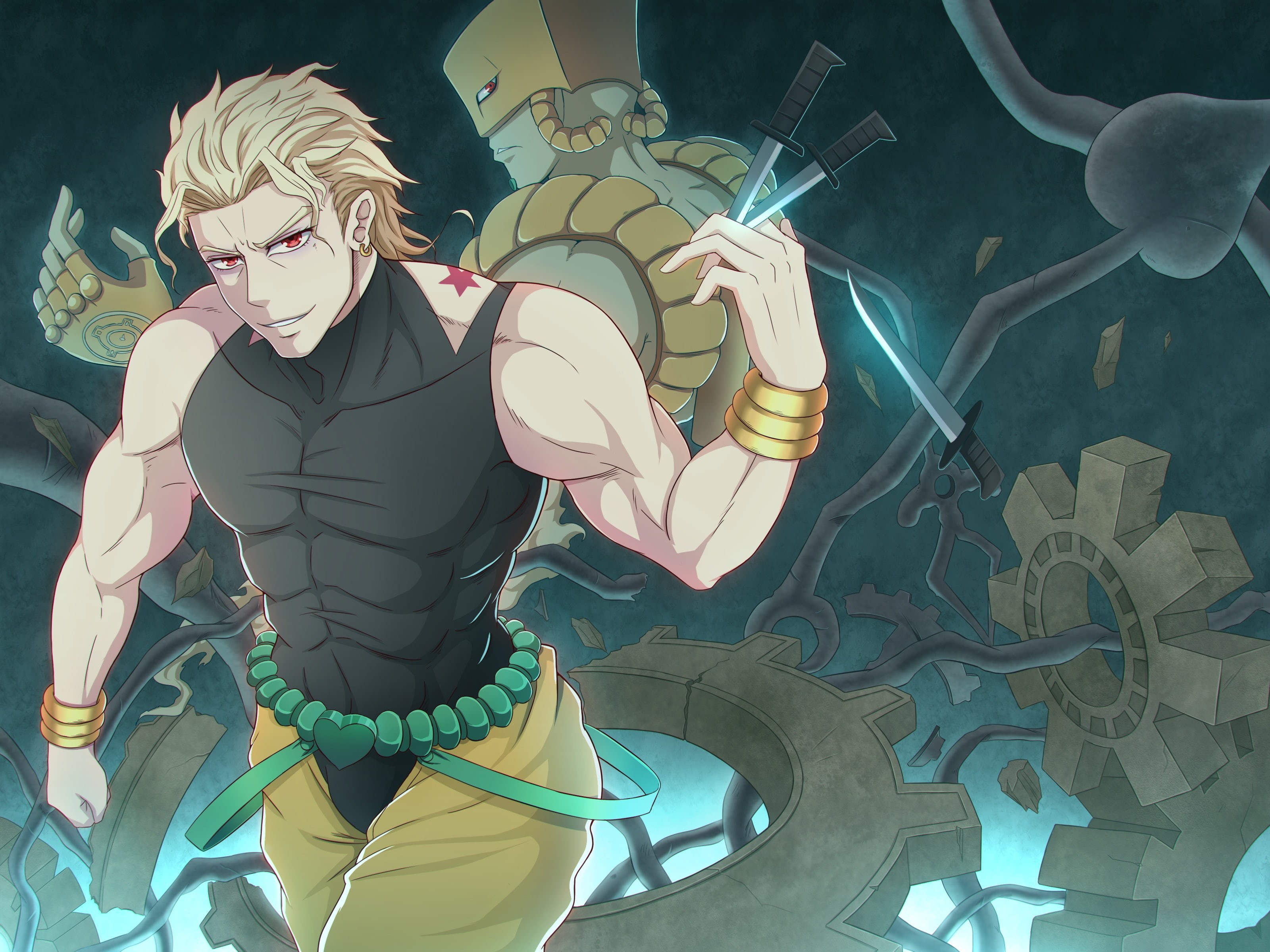 Jojos Bizarre Adventure, Dio Brando, Anime, 2K, HD Wallpaper