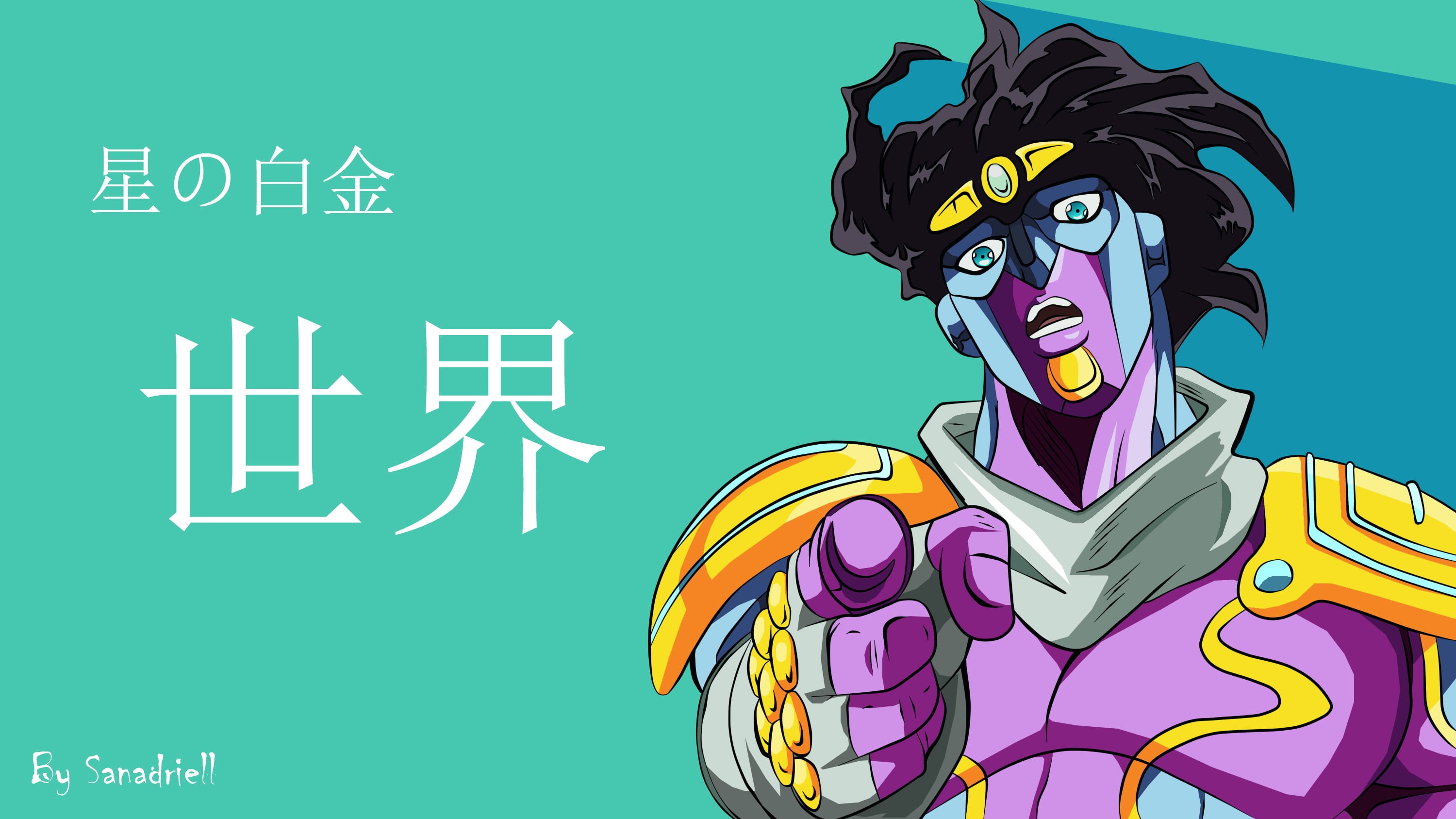 Anime, 2K, Jojos Bizarre Adventure, Star Platinum (Jojos Bizarre Adventure), HD Wallpaper