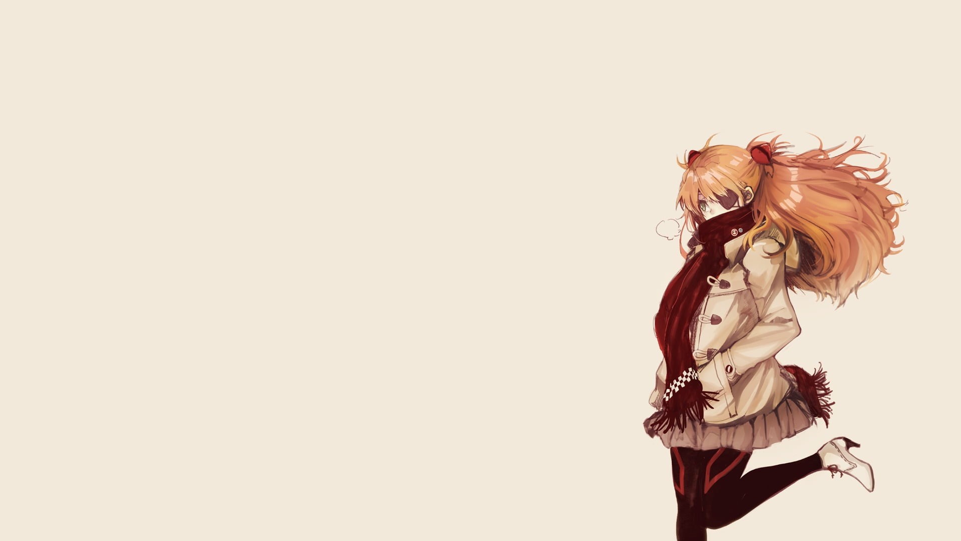 women, long, Neon Genesis Evangelion, one person, obscured face, standing, portrait, young women, haired, young adult, indoors, anime, long hair, female, HD Wallpaper
