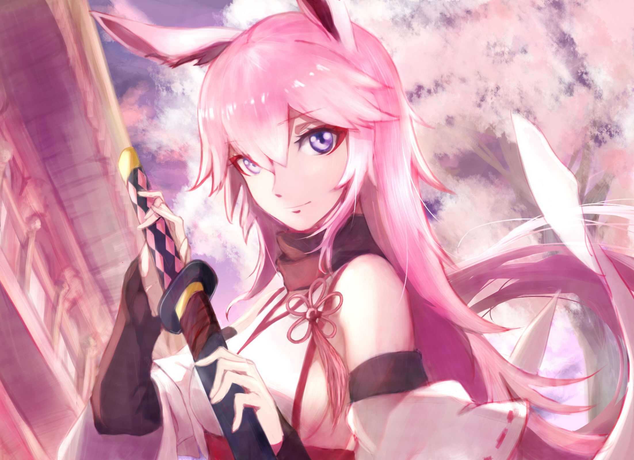 anime girls, costume, anime, one person, portrait, real people, Honkai Impact, leisure activity, pink color, front view, young women, 1080P, beautiful woman, HD Wallpaper