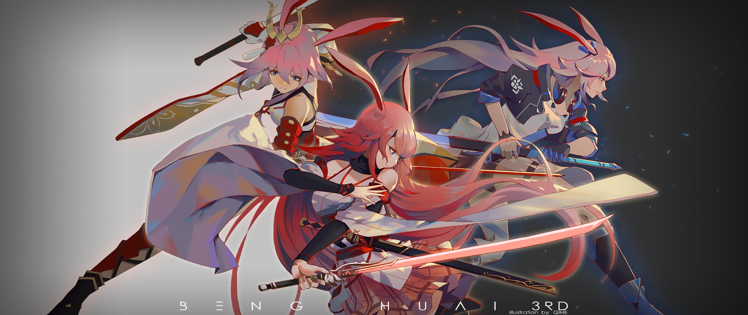anime, 2K, Honkai Impact, anime girls, HD Wallpaper
