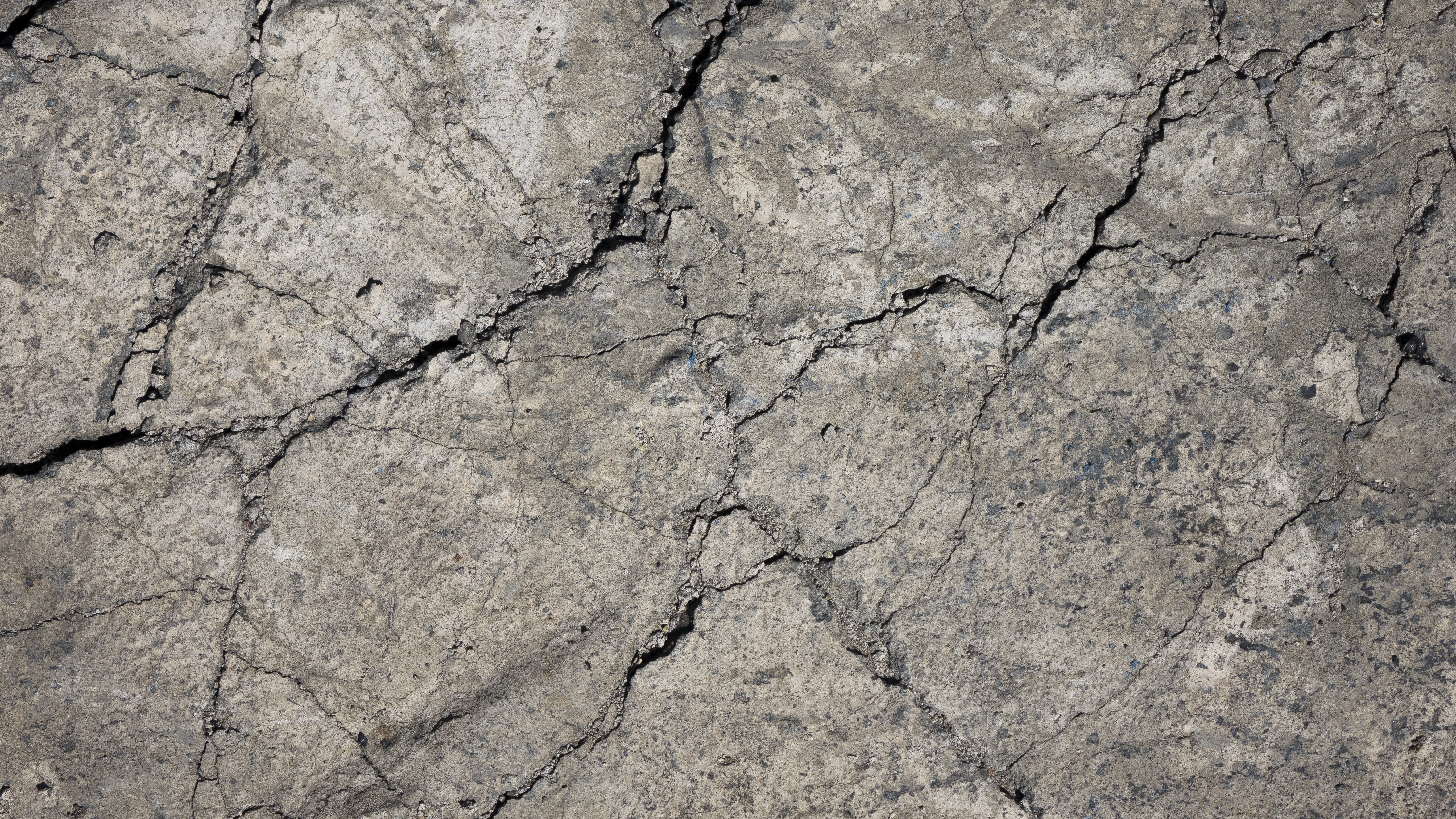 Floor, day, arid climate, full frame, no people, outdoors, dry, stone material, abstract backgrounds, gray, damaged, design, weathered, abstract, 5K, pavement, HD Wallpaper