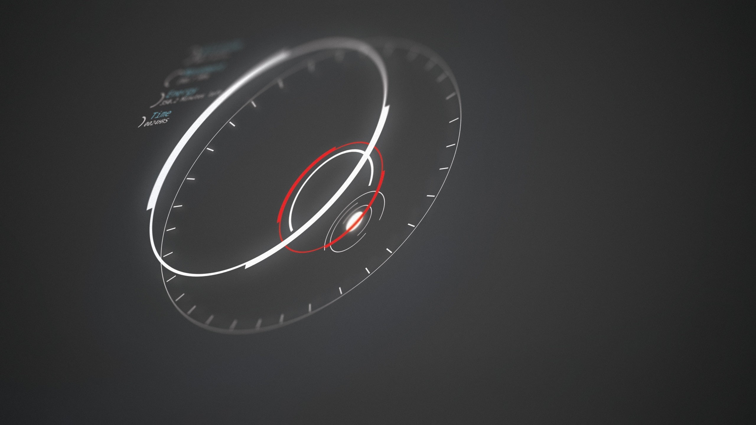 digital art, simple background, circle, 2K, minimalism, HD Wallpaper