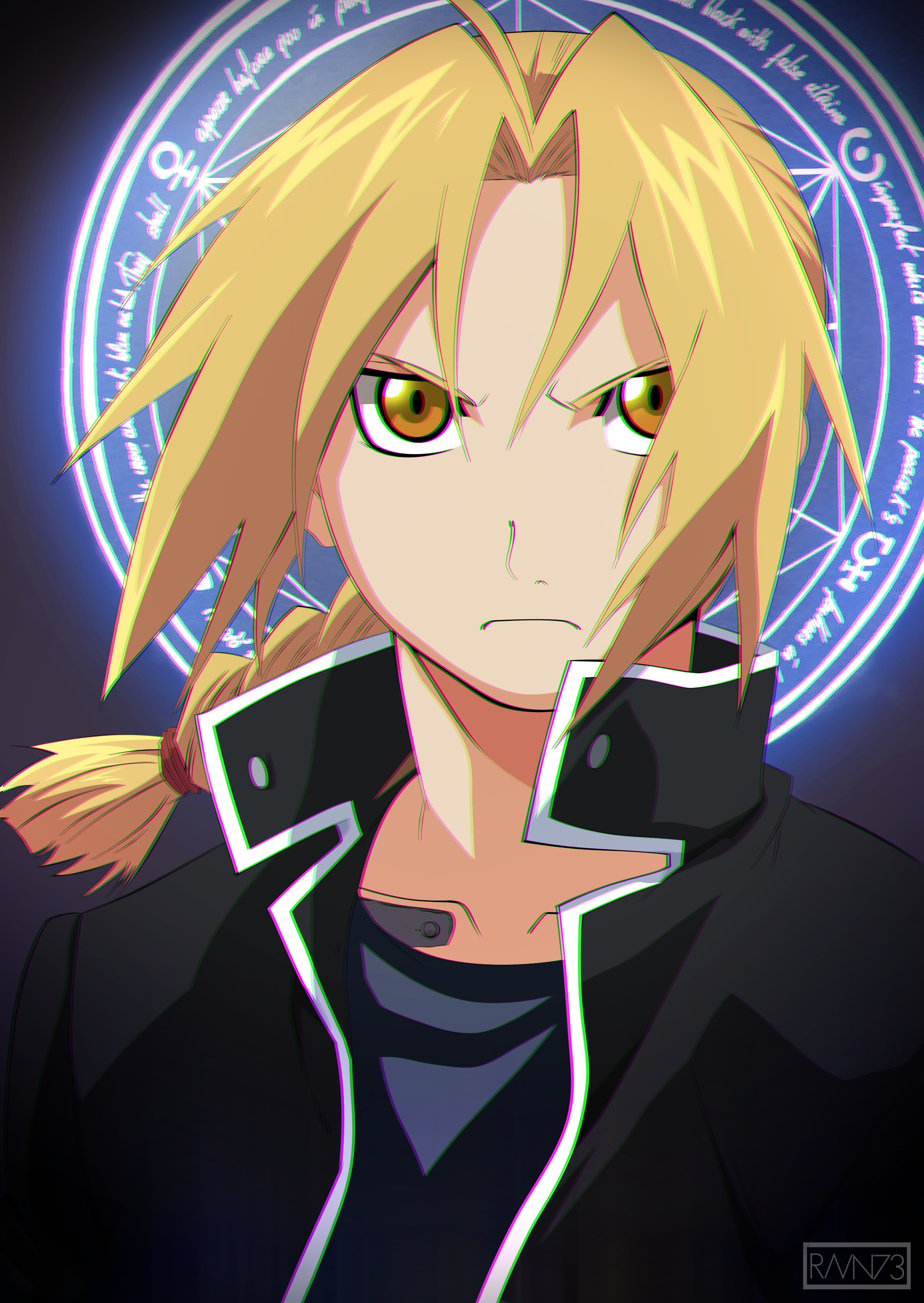 2K, Full Metal Alchemist, anime, Elric Edward, Fullmetal Alchemist: Brotherhood, Phone HD Wallpaper
